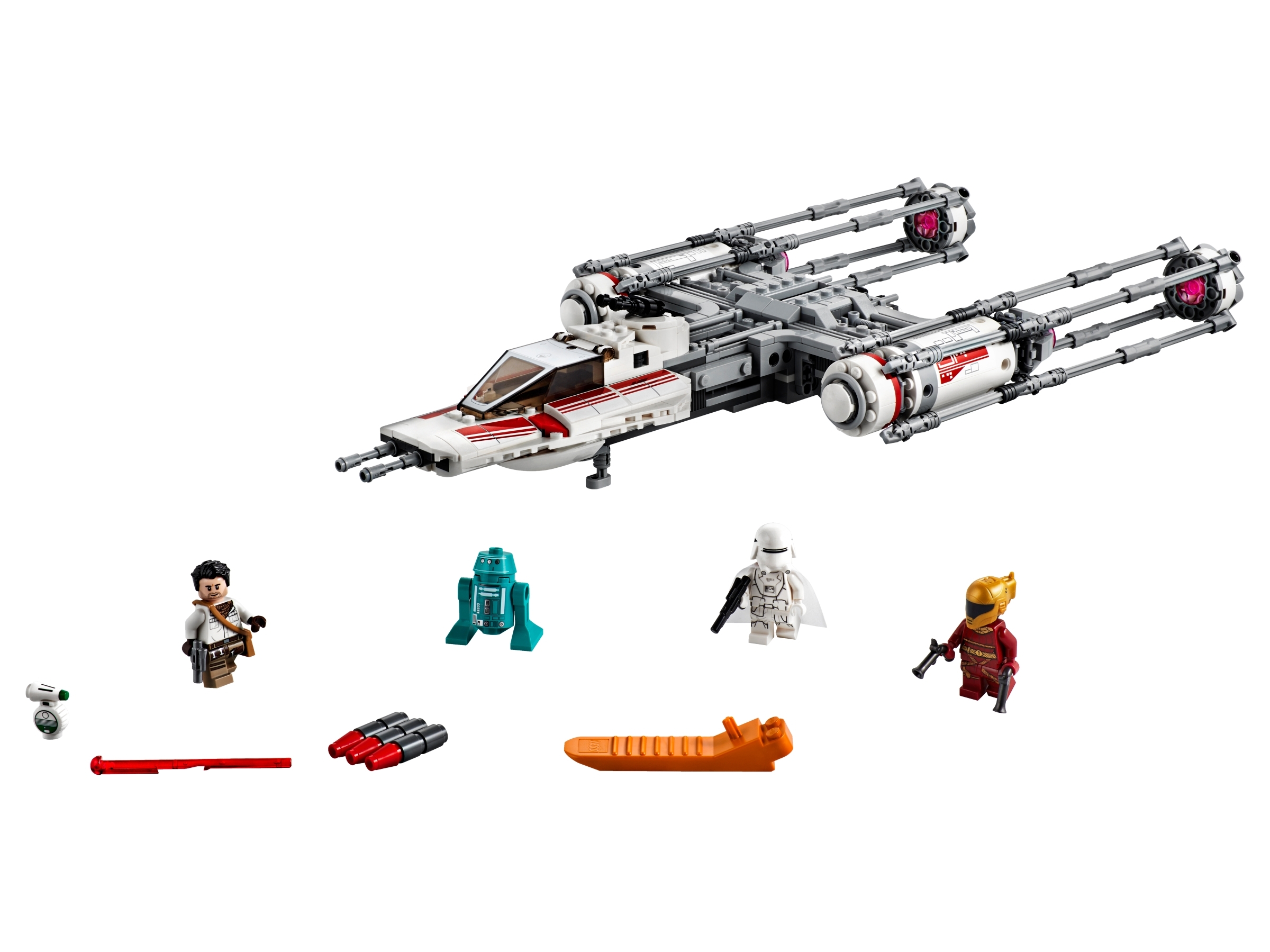 lego y wing fighter