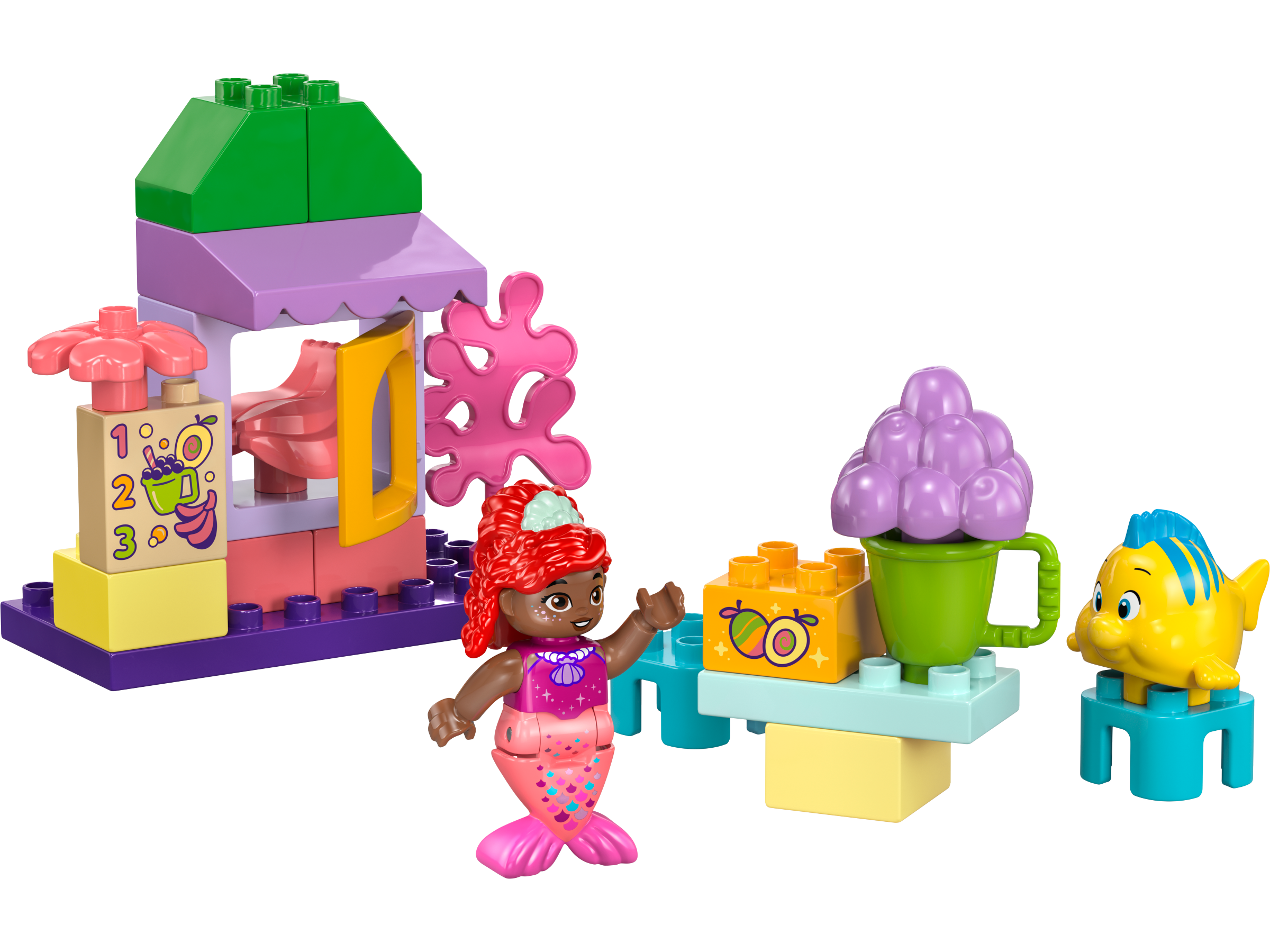 Ariel and Flounder s Cafe Stand 10420 DUPLO Buy online at the Official LEGO Shop US