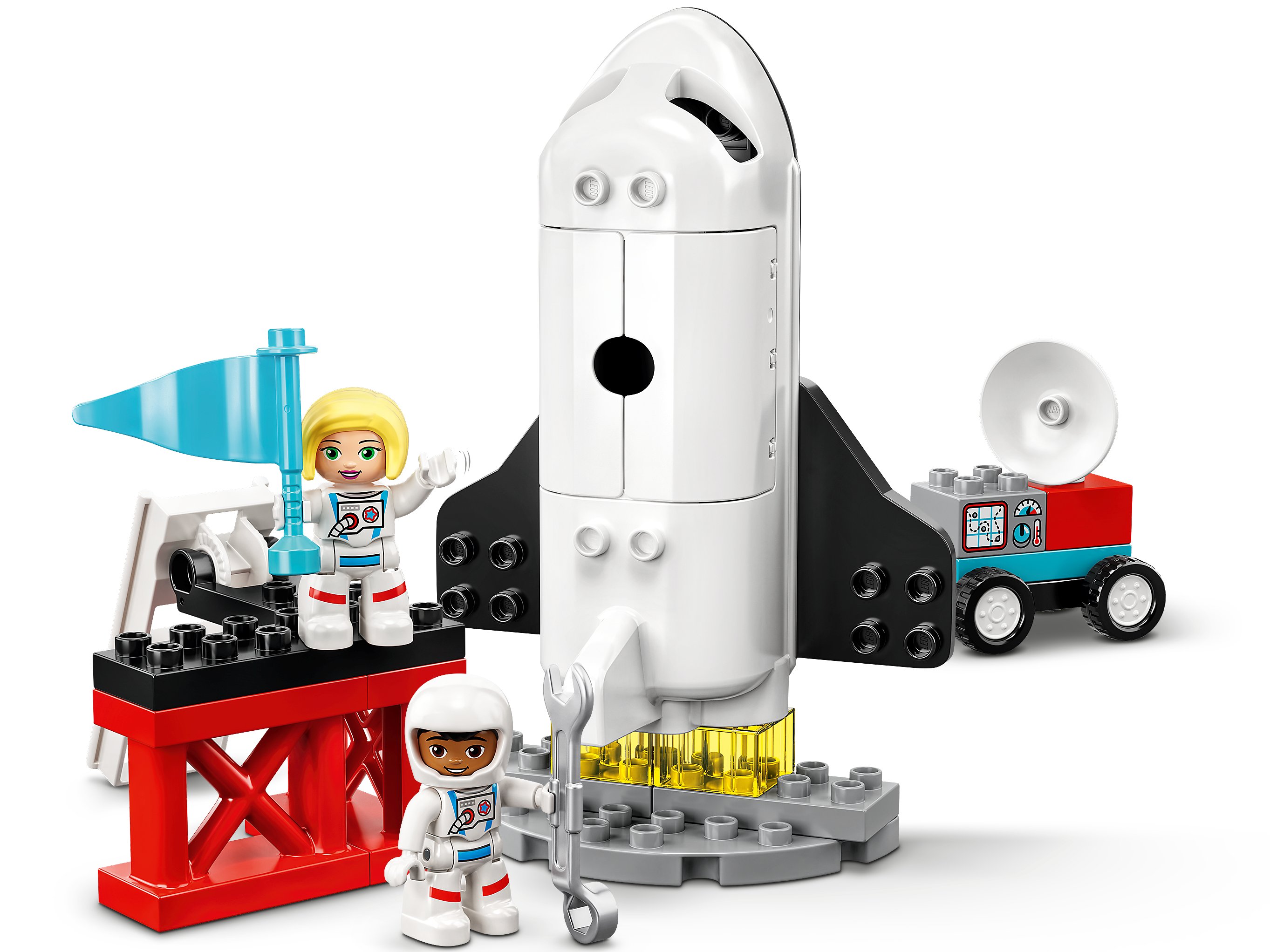 cowboy Feat beroemd Space Shuttle Mission 10944 | DUPLO® | Buy online at the Official LEGO®  Shop US