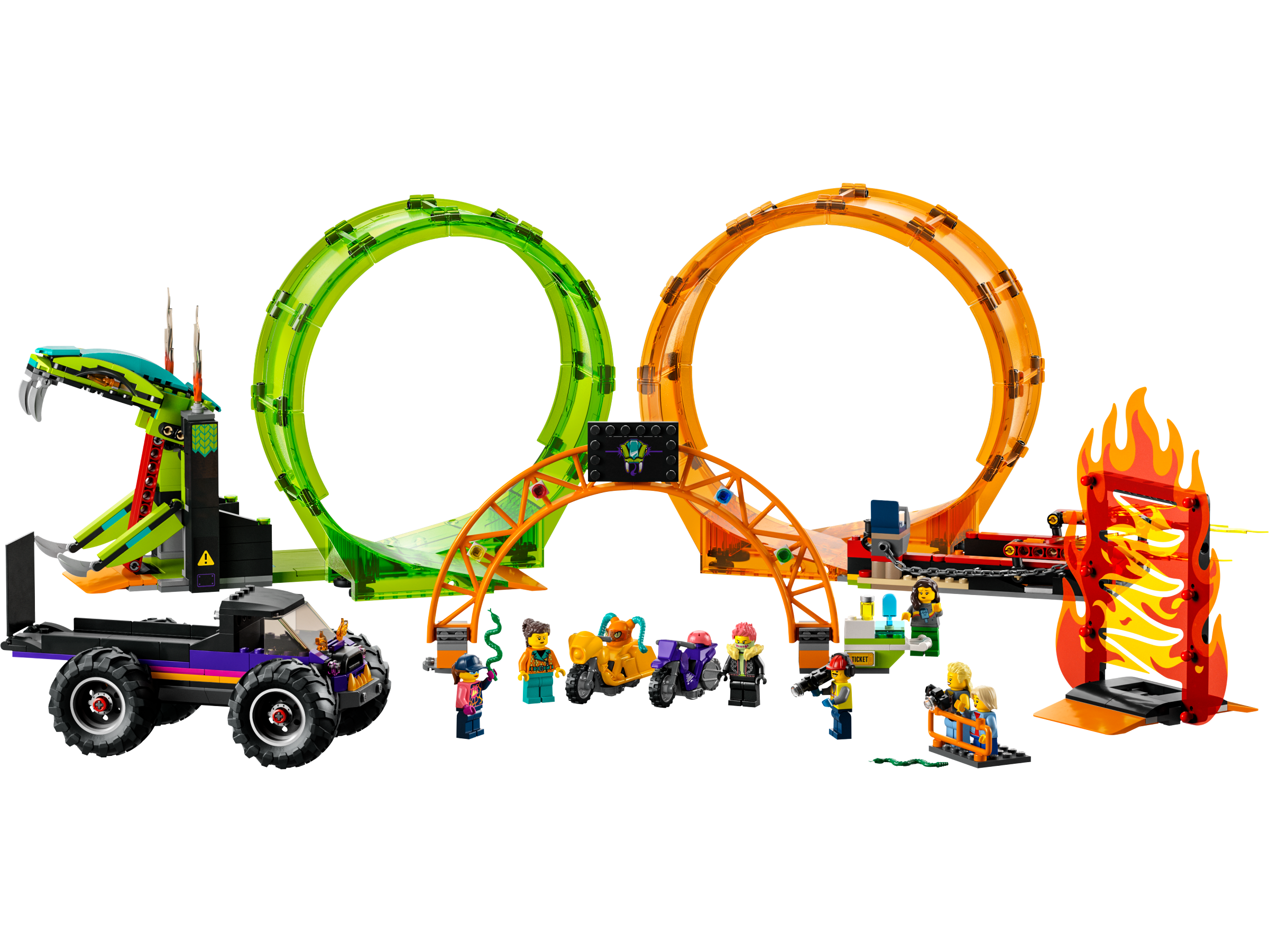 Double Loop Stunt Arena 60339 | City | Buy online at the - LEGO