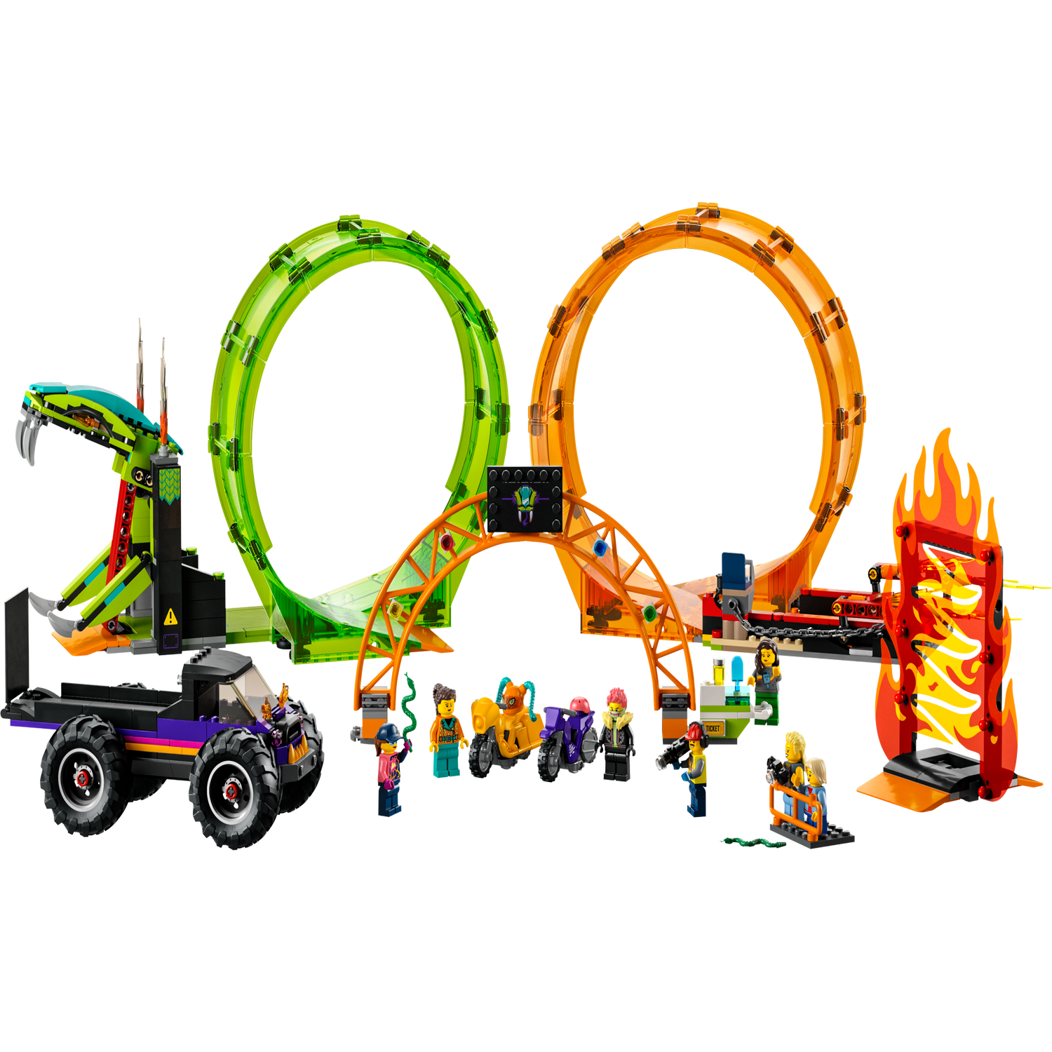 Double Loop Stunt Arena 60339 | City | Buy online at the Official LEGO®  Shop US