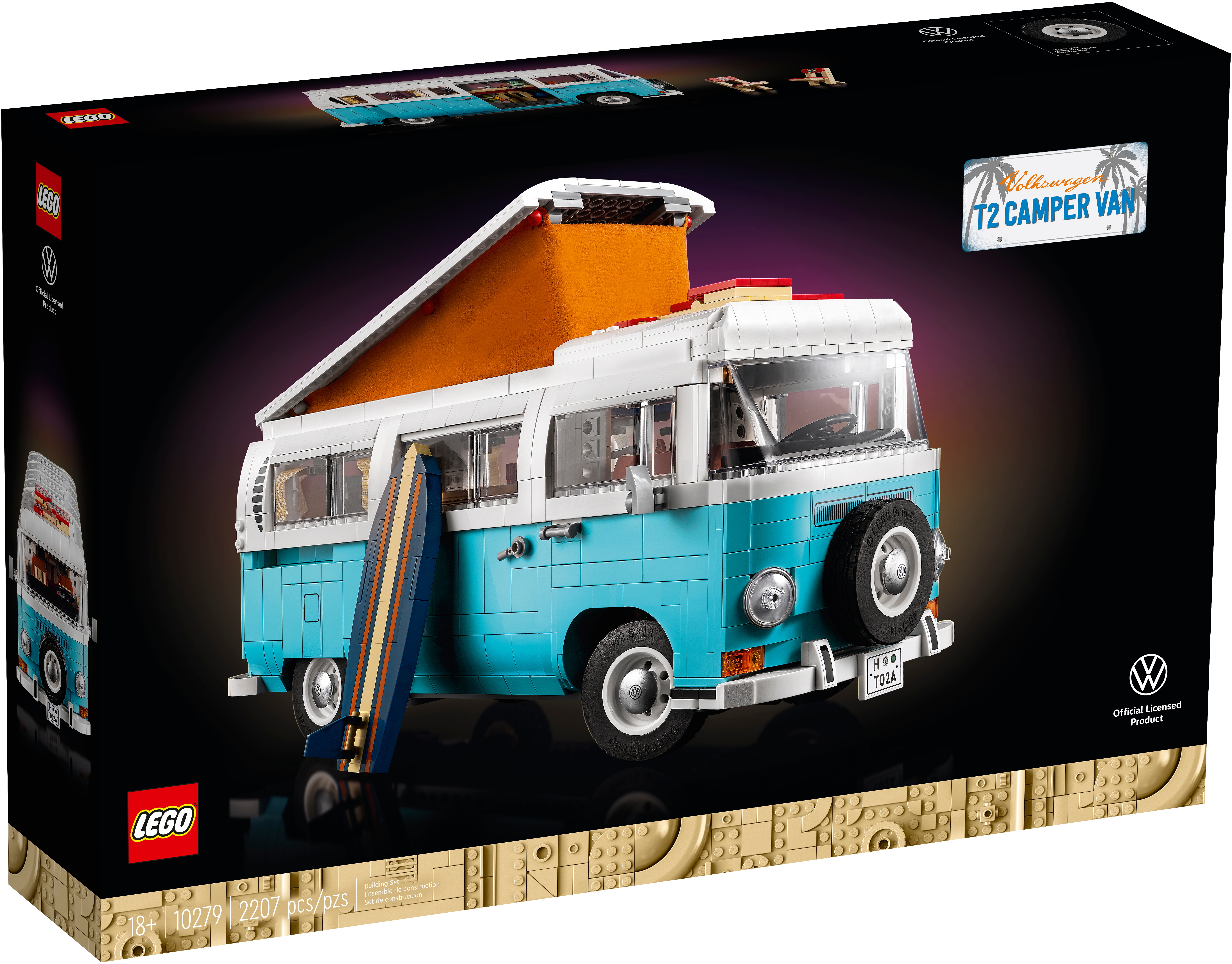 LEGO Volkswagen T2 Camper Van #10279 Light Kit