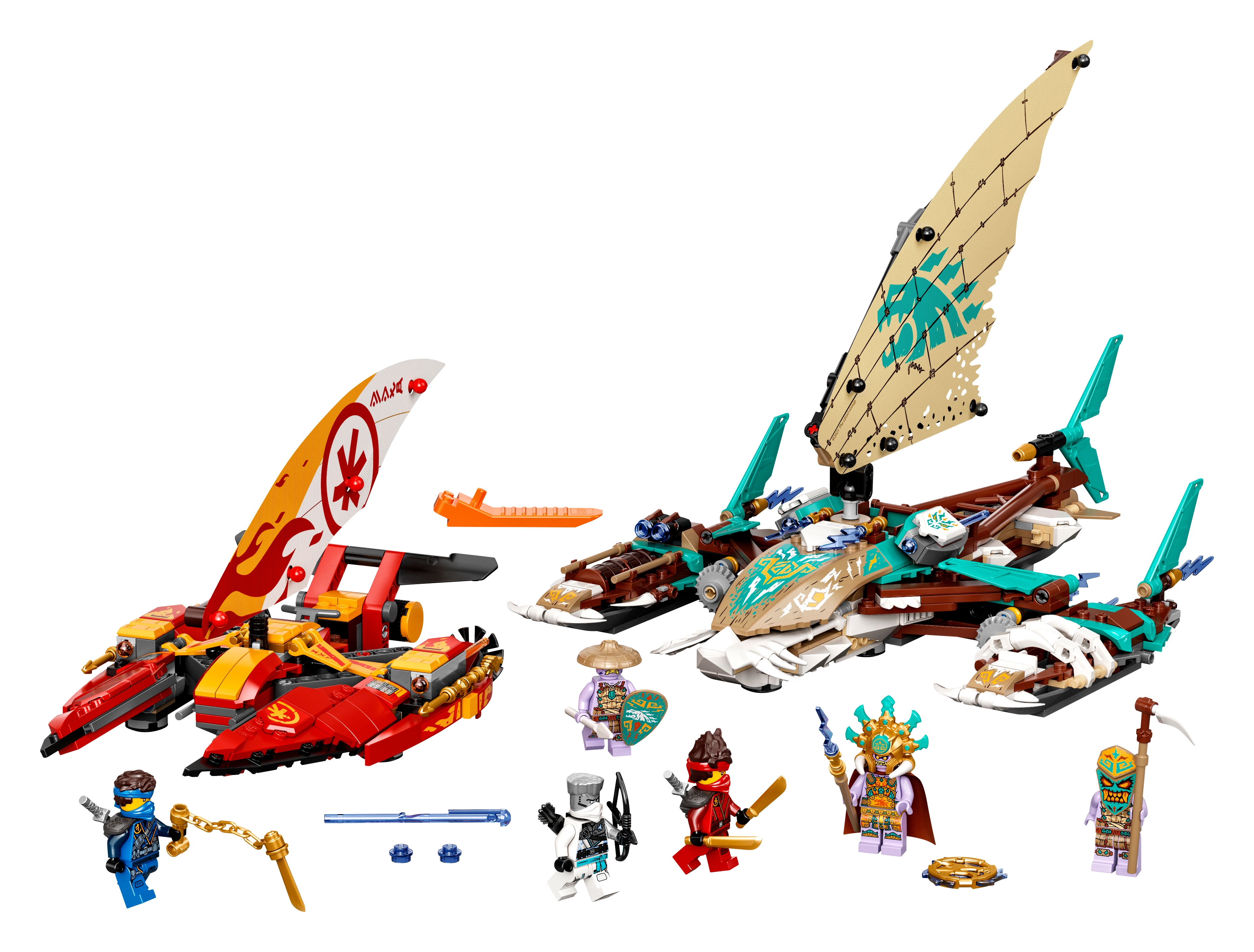 Catamaran Sea Battle 71748 | NINJAGO® | Buy online at the Official LEGO® Shop