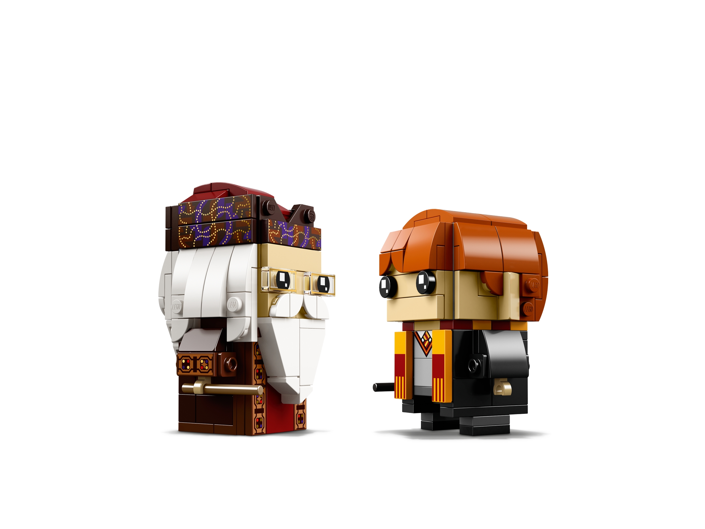 lego brickheadz ron and dumbledore