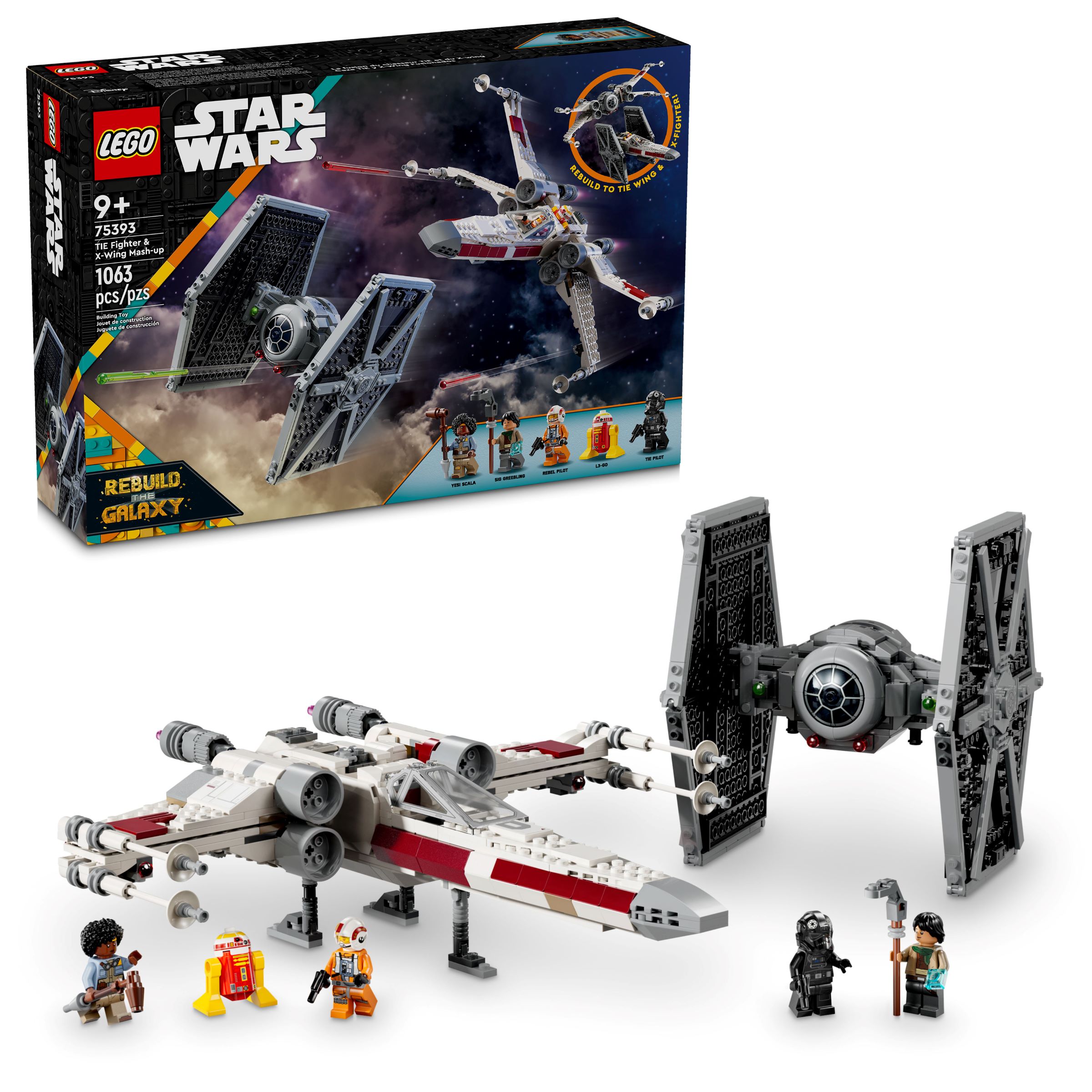 All lego star wars tie fighters sale