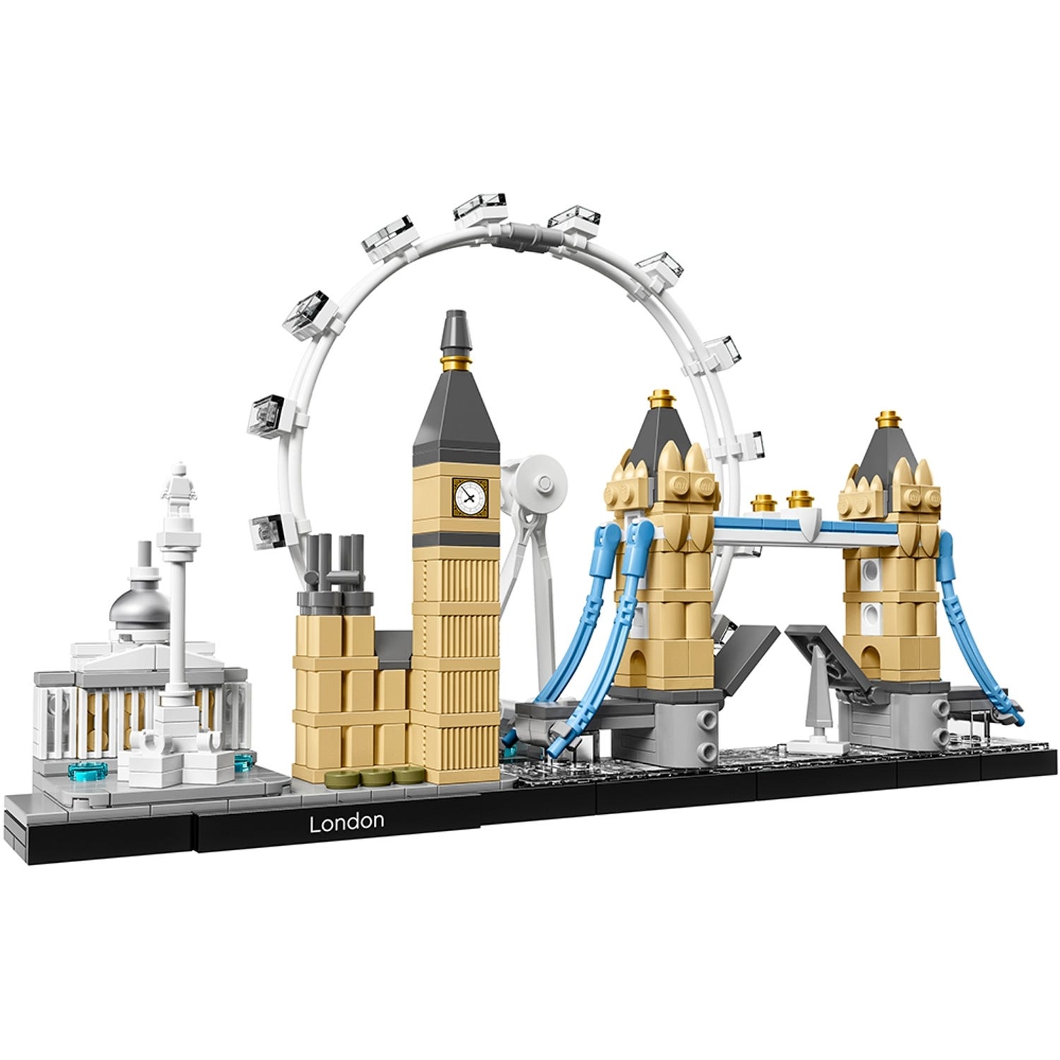 Acrylic Case with Black Base for 21034 LEGO Architecture London