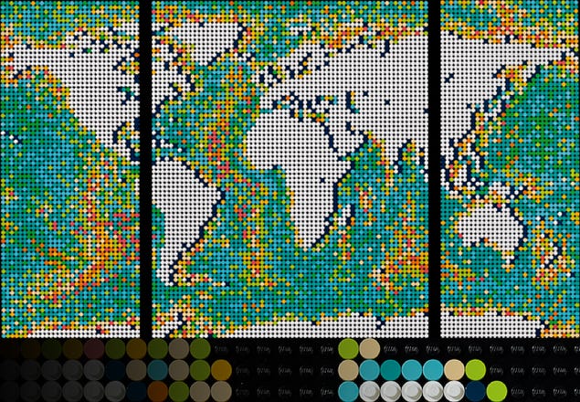 LEGO Art 31203 Carte du monde officiellement révélée