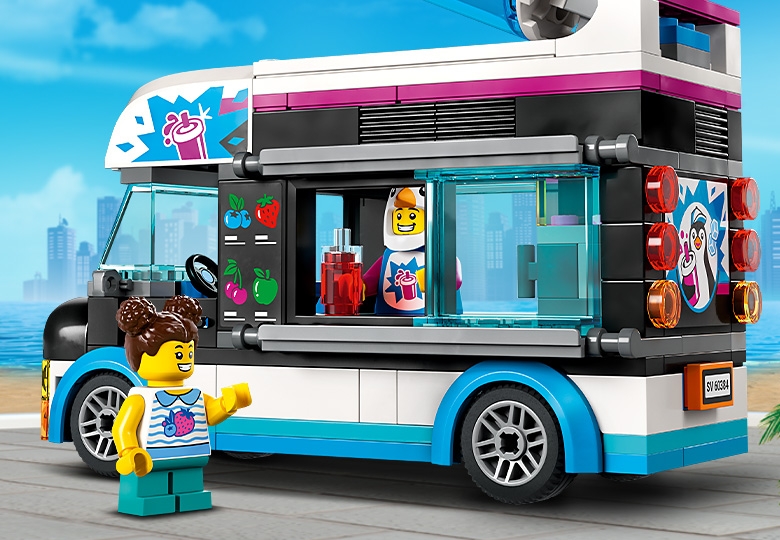 Penguin Slushy Van 60384 | City | Buy online at the Official LEGO® Shop US