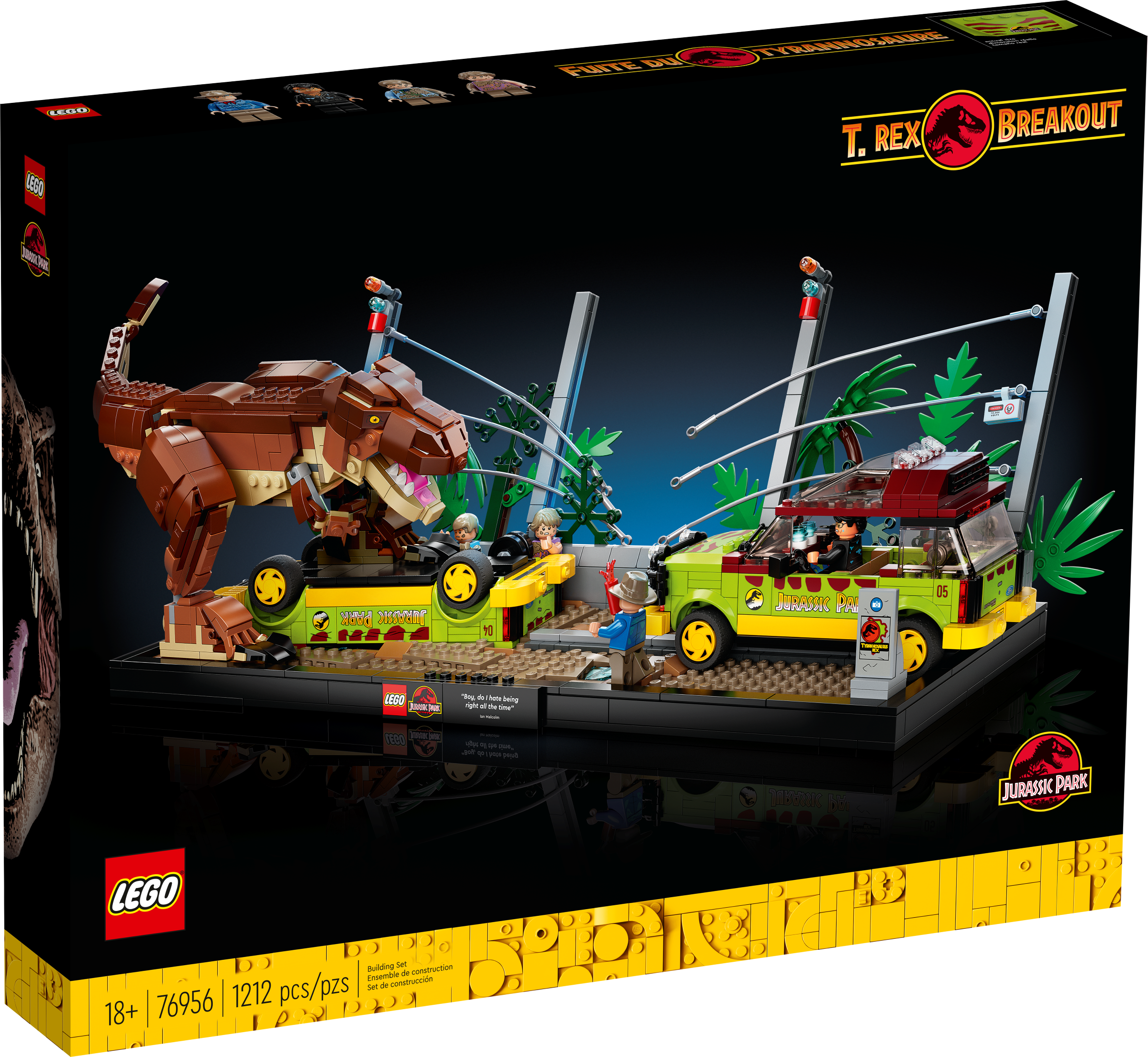 76956 - LEGO® Jurassic World - L'évasion du T. rex de Jurassic