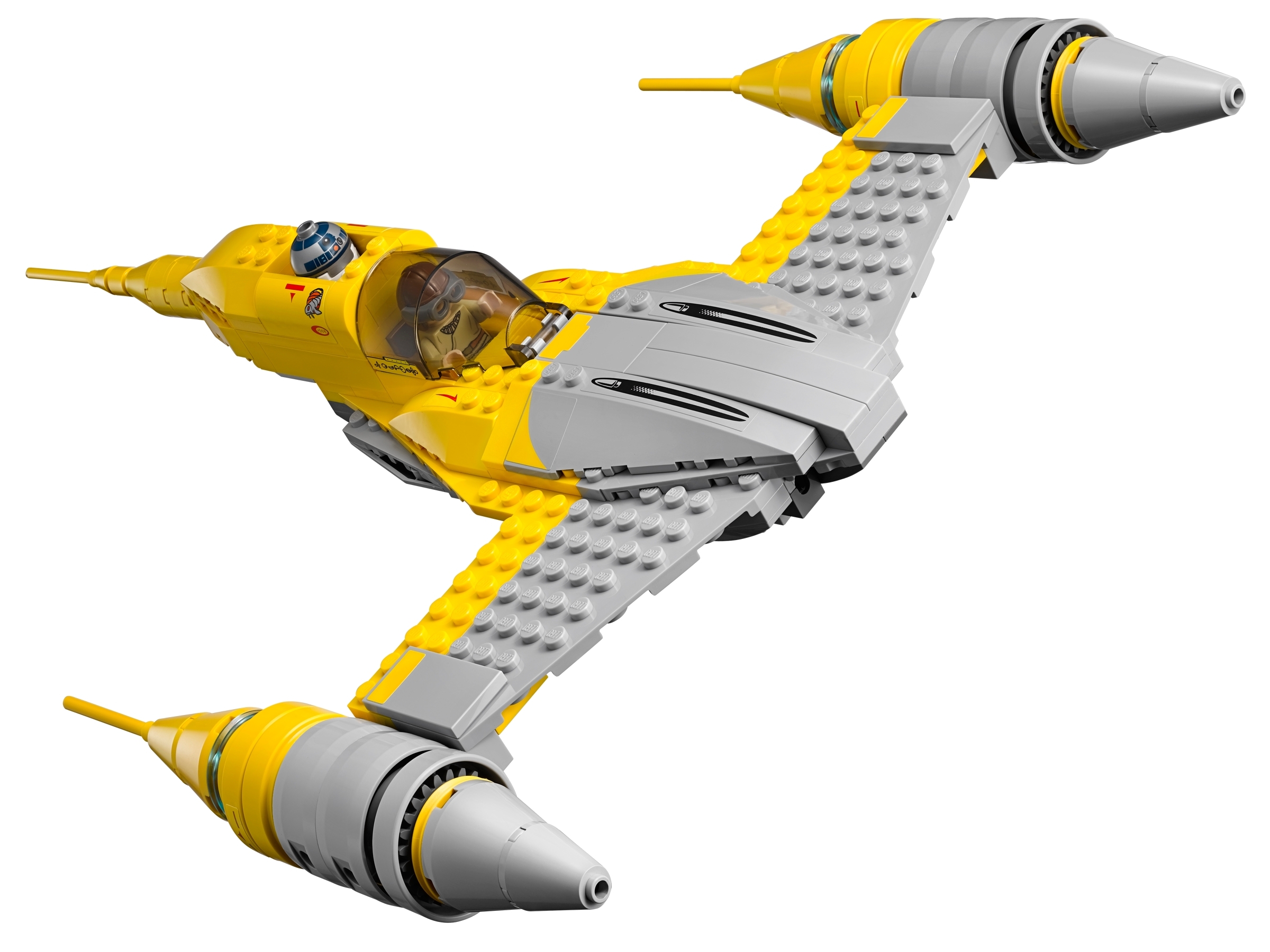 NEW LEGO 75092 Star Wars Naboo Starfighter Set *NO MINIFIGURES* w/ 2 Droidekas Building Toys 