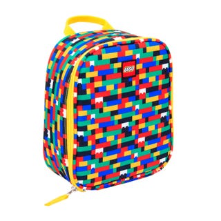 LEGO Backpack Classic Brick Yellow 16 Zippered Backpack Laptop Bag Name  Plate
