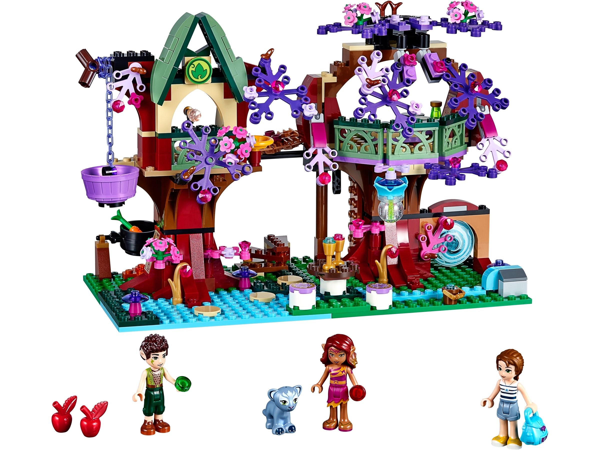 pludselig Blåt mærke skilsmisse The Elves' Treetop Hideaway 41075 | Elves | Buy online at the Official LEGO®  Shop US