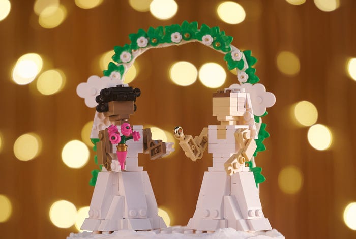 Couples amoureux Figurines LEGO personnalisées / Créez vos propres