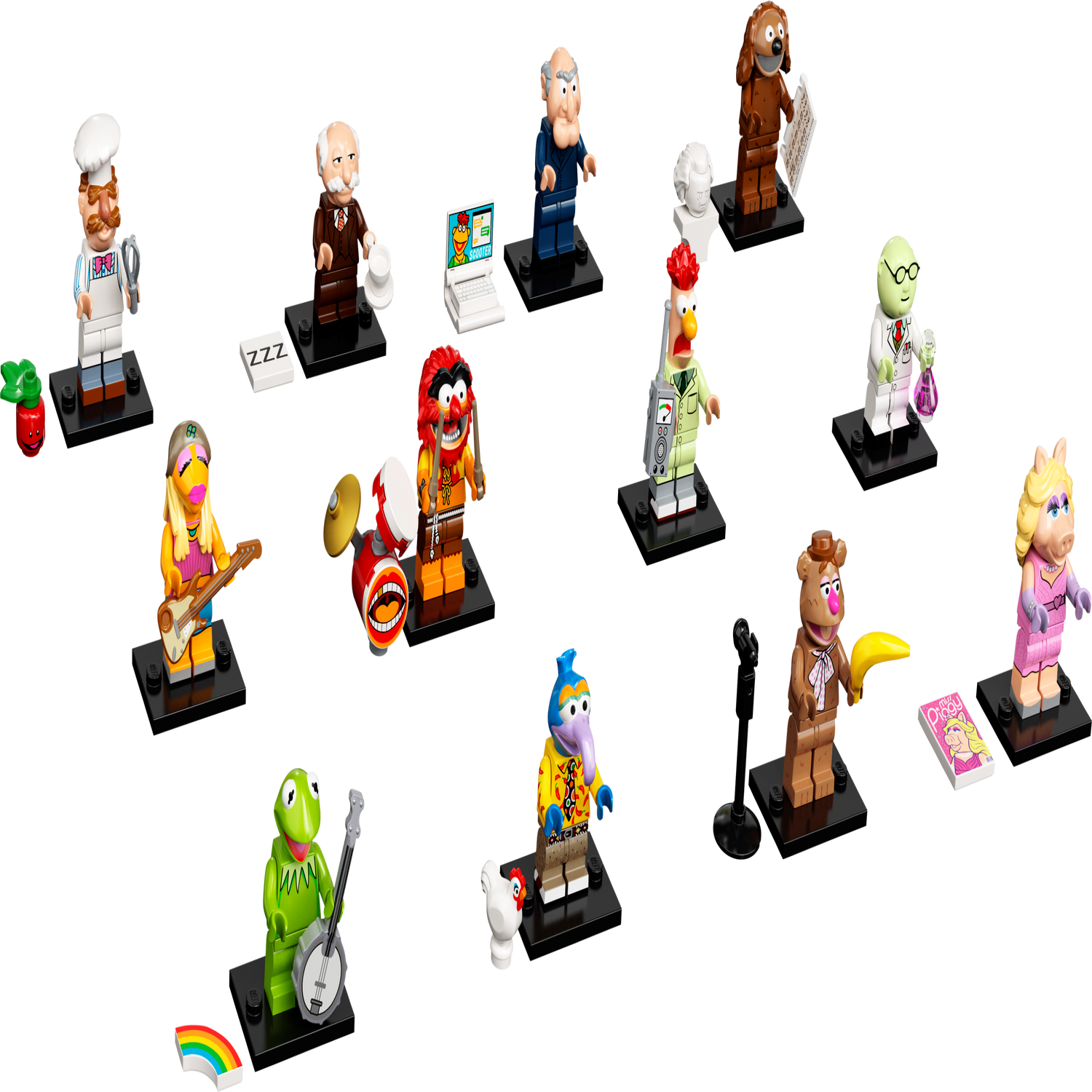 Schuine streep masker Romanschrijver The Muppets 71033 | Minifigures | Buy online at the Official LEGO® Shop US