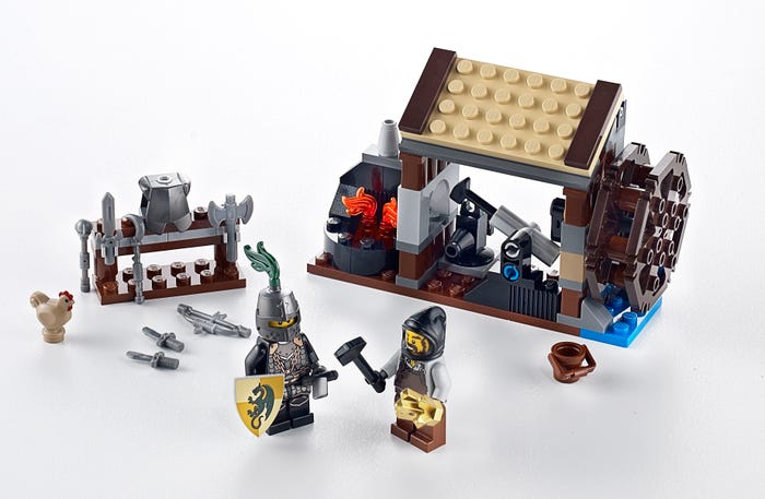 Lego Ideas Medieval Blacksmith. One of the best sets I have ever built. : r/ lego