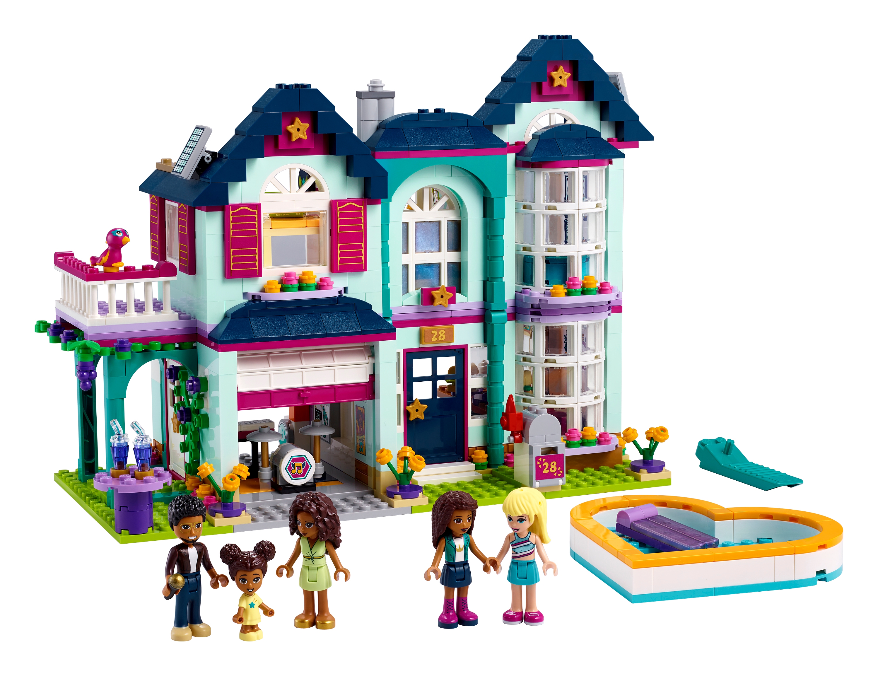 violist afwijzing Octrooi Andrea's familiehuis 41449 | Friends | Officiële LEGO® winkel NL