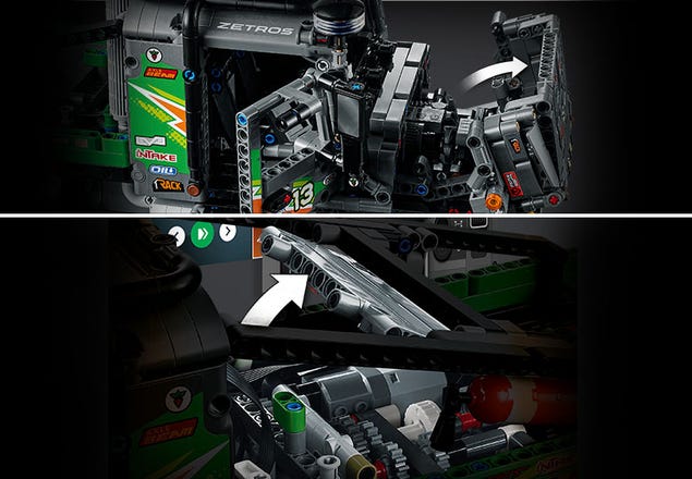 Lego® Technic 42129 Le Camion D'essai 4x4 Mercedes-benz Zetros  Télécommandée Lego à Prix Carrefour