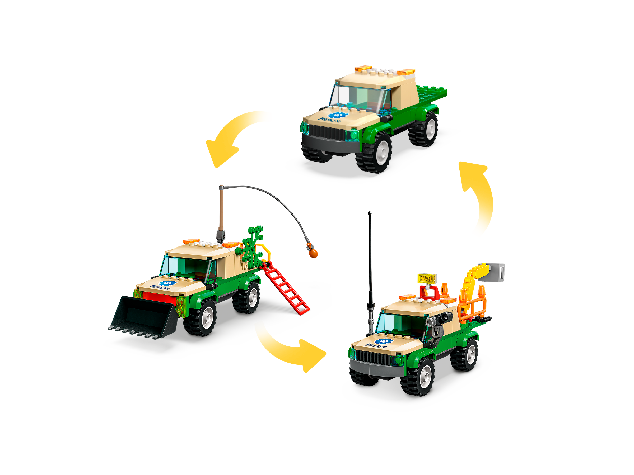 LEGO City 60353 Mission de sauvetage des animaux sauvages? Jouet de  Construction Interactif avec Briques, Camion, Figurines Animales et 3  Minifigurines pas cher 