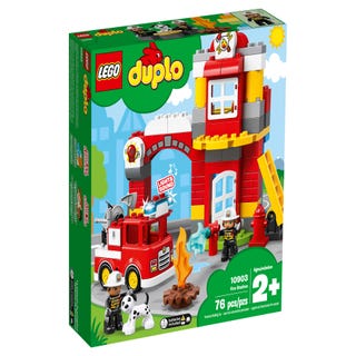 La caserne de pompiers 10903 | DUPLO® | Boutique LEGO® officielle FR