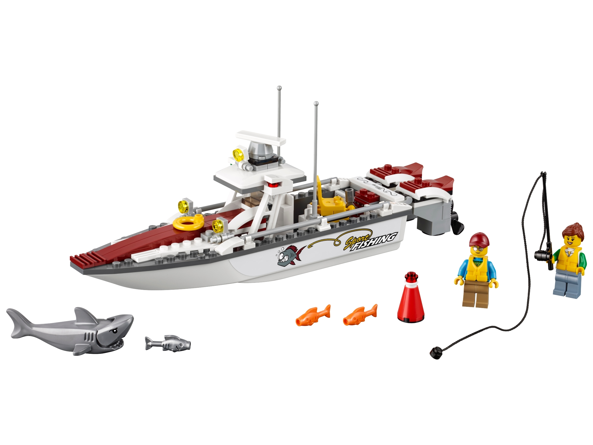 LEGO City Great Vehicles Fishing Boat 60147 Building Kit 並行輸入品 ...