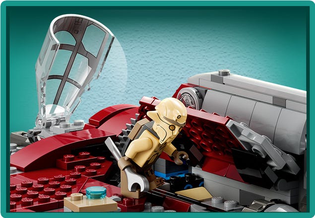 LEGO Star Wars 75362 Ahsoka Tano's T-6 Jedi Shuttle £54.99 with