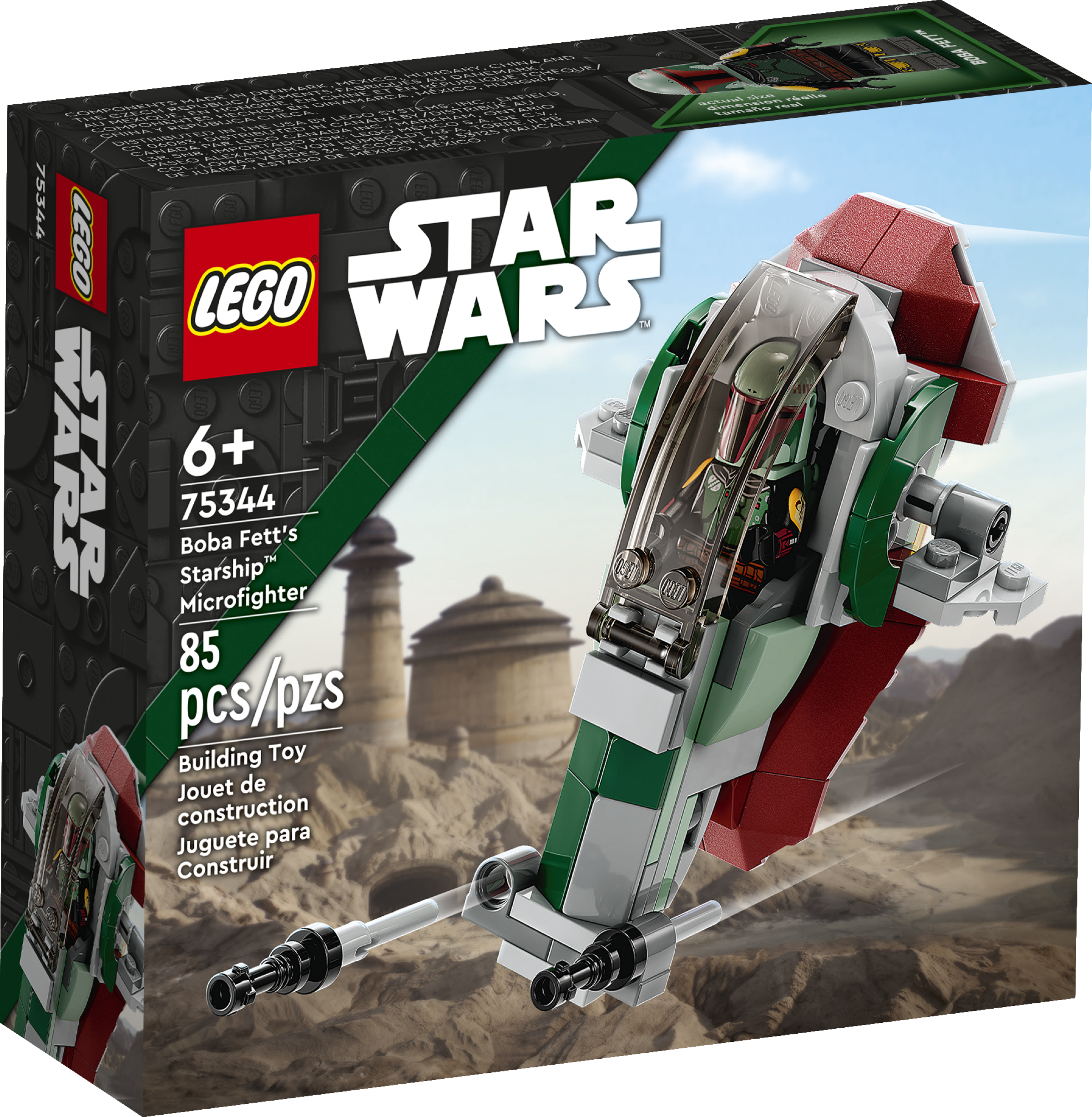 Boba Fett's Starship™ Microfighter 75344 | Star Wars™ | Buy online at the  Official LEGO® Shop US