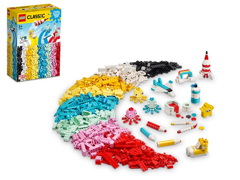LEGO 10698 Classic Caja de Ladrillos Creativos Grande, Juego de  Construcción para Niños y Niñas