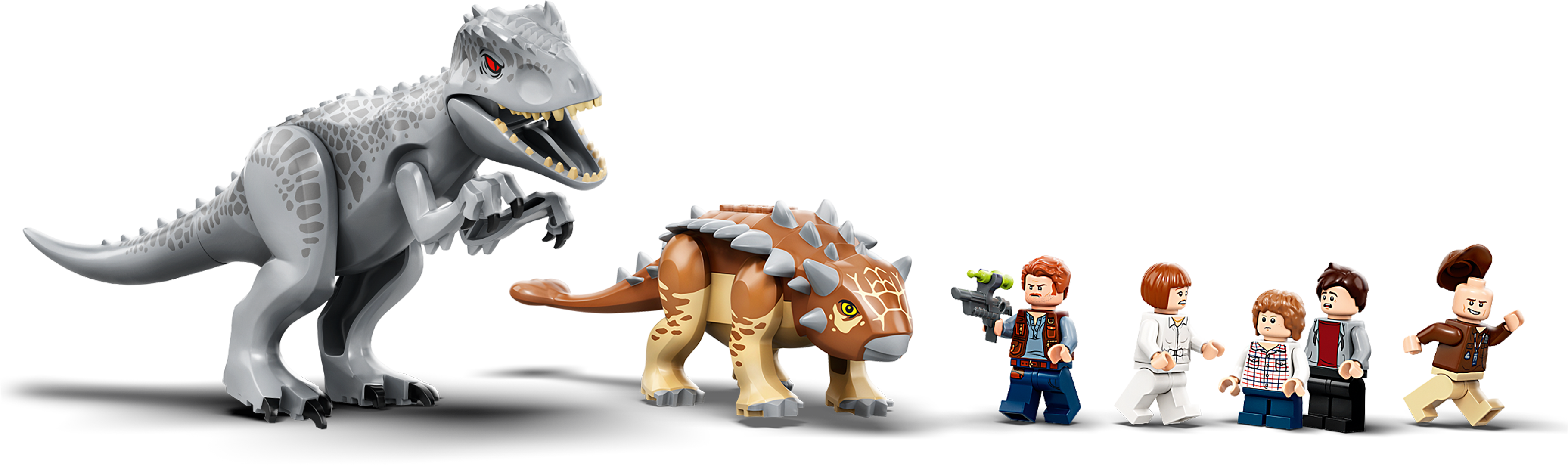 LEGO Jurassic World 75941 pas cher, L'Indominus Rex contre l'Ankylosaure