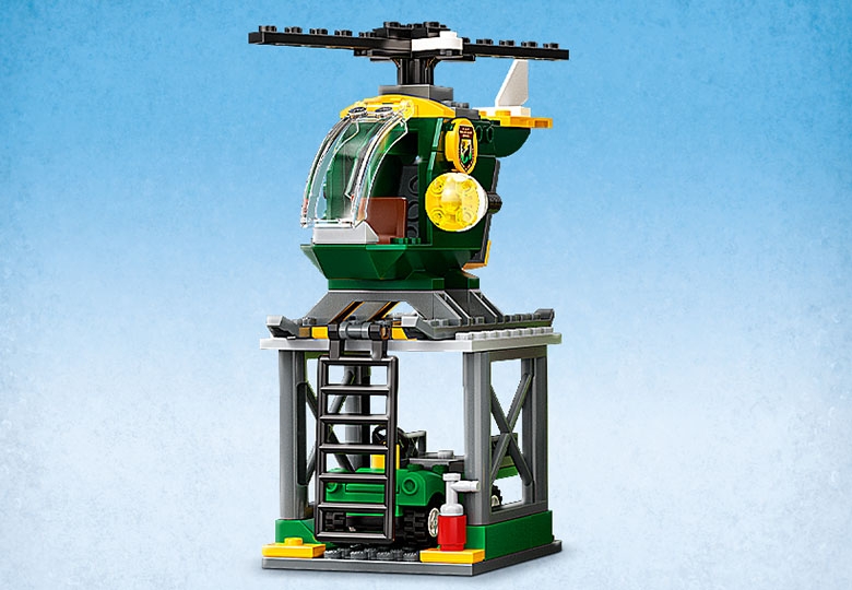 Lego jurassic discount world helicopter instructions