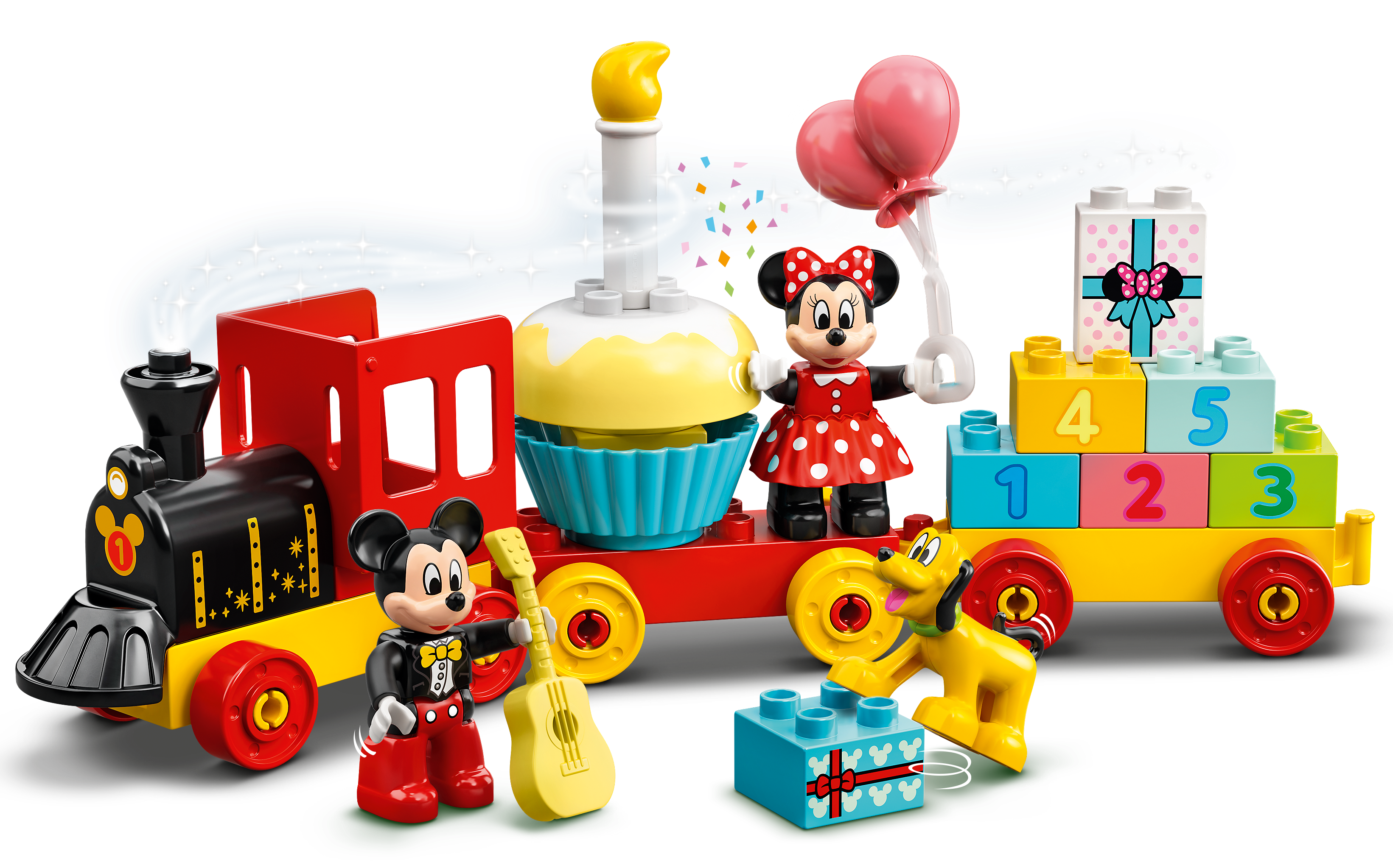 milieu Arbeid drinken Mickey & Minnie Birthday Train 10941 | DUPLO® | Buy online at the Official  LEGO® Shop US