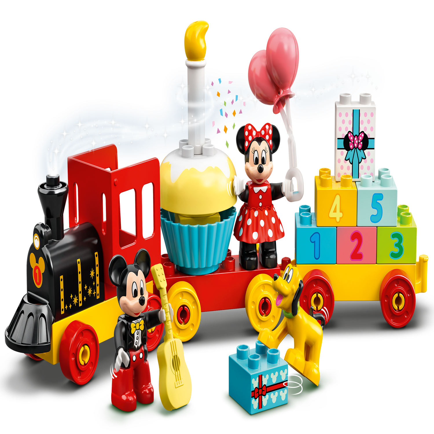 Jeu de construction Lego duplo Disney Le Train d'Anniversaire de Mickey et  Minnie 10941 –