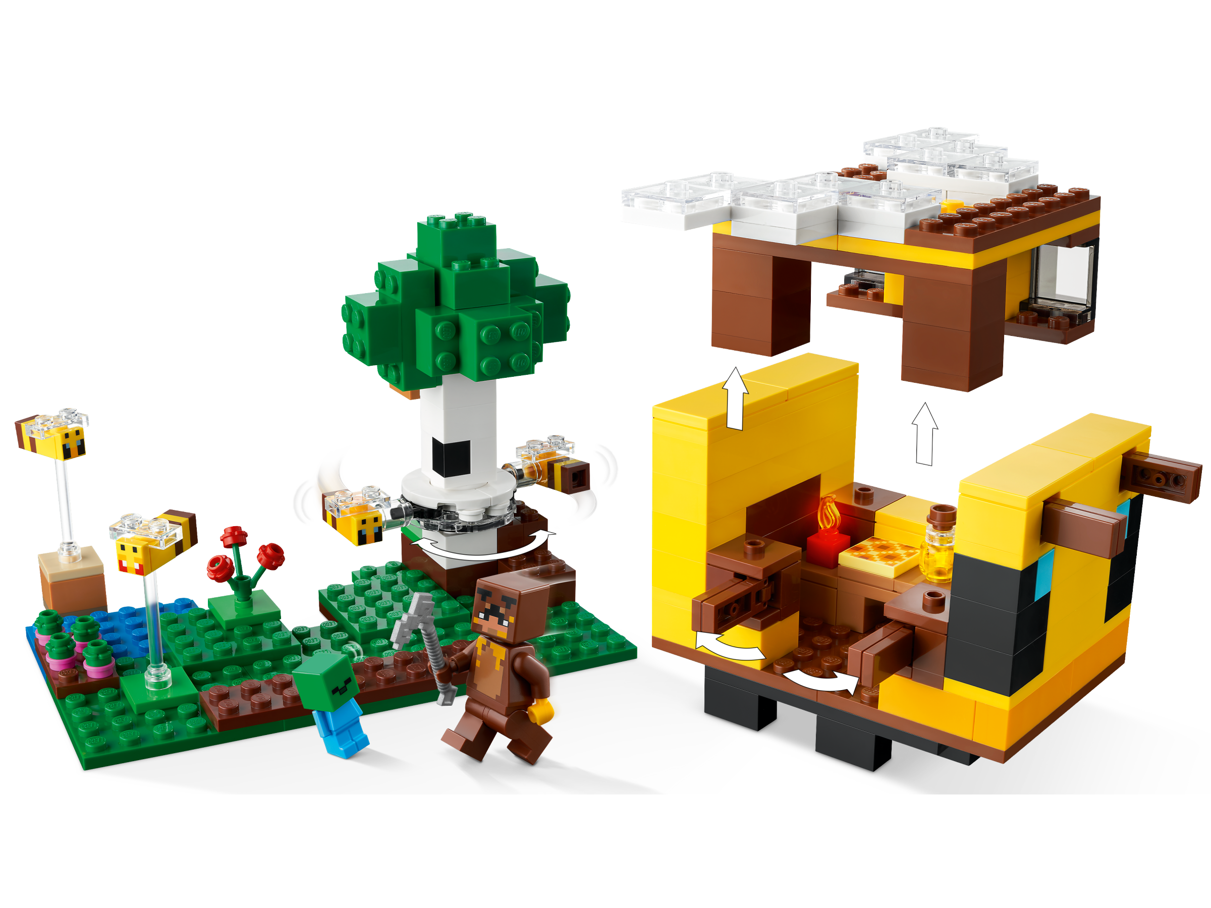 The Bee Cottage 21241 at US online the Buy | Official Minecraft® Shop | LEGO®