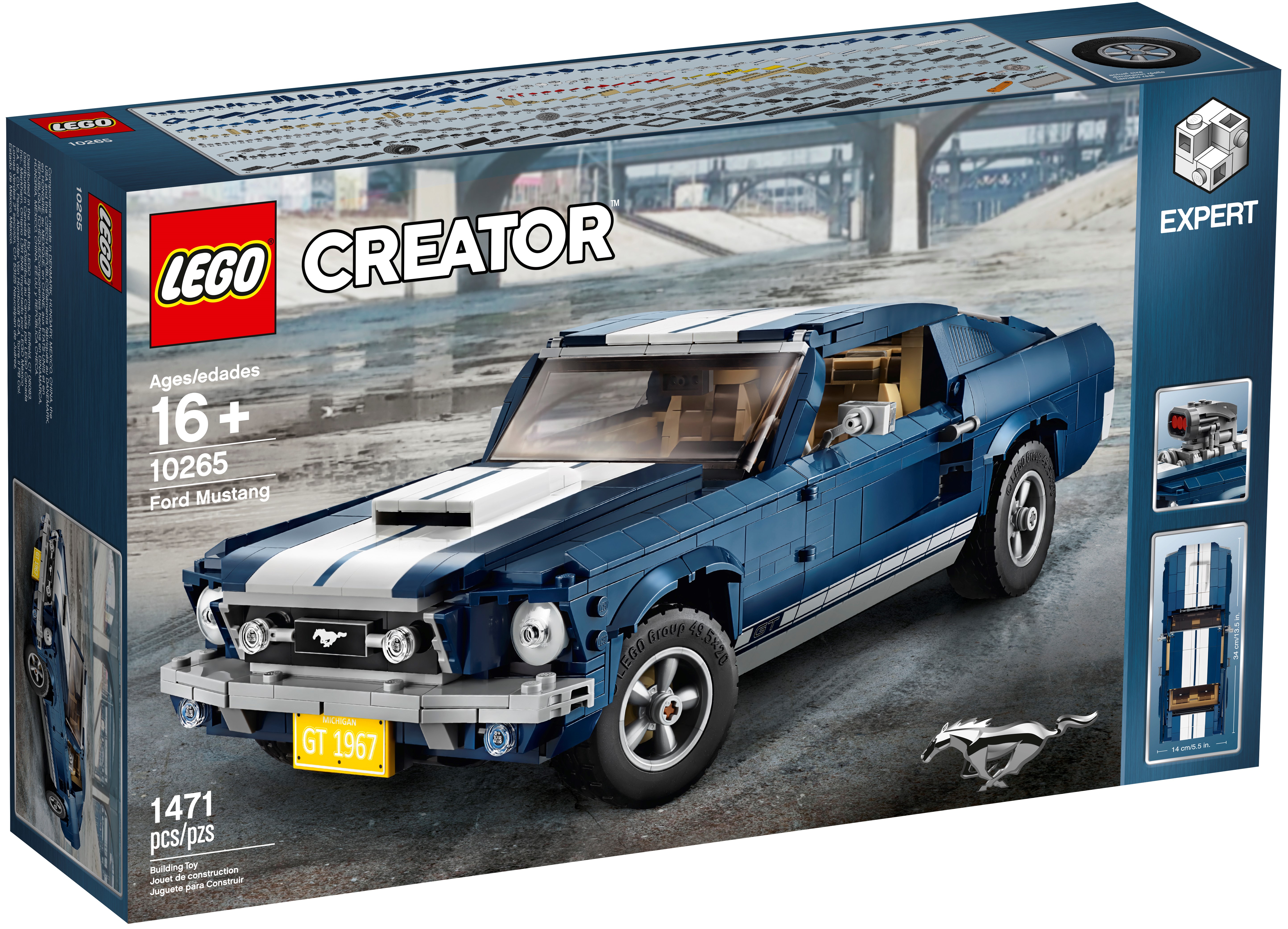 lego mustang fastback 1967
