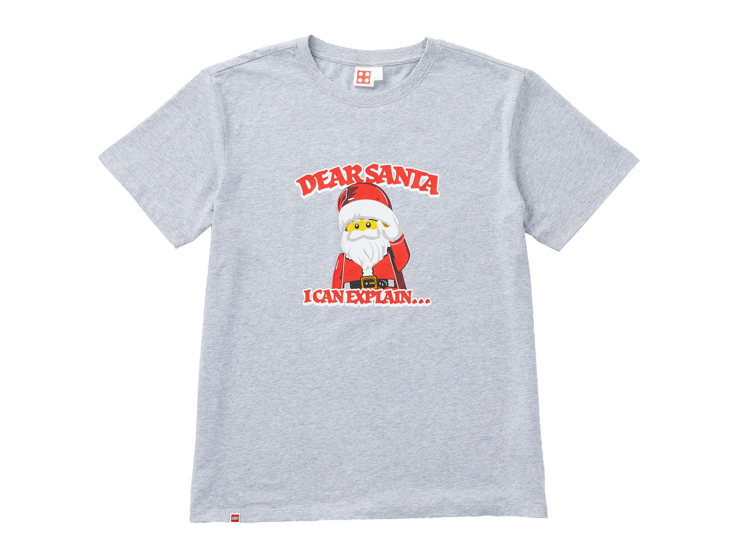 Kurzarm-T-Shirt mit dem Schriftzug „Dear Santa" für Erwachsene