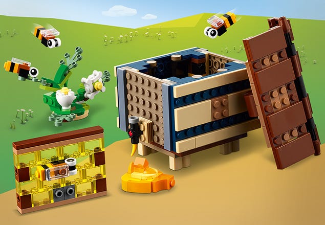 Lego® 37543pb02, 79792, 6359047 animal, oiseau, aigle, marron