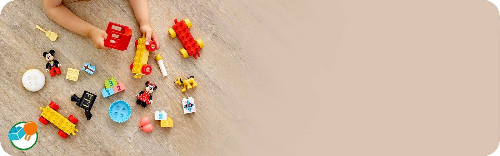10941 - LEGO® DUPLO - Le train d'anniversaire de Mickey et Minnie LEGO :  King Jouet, 1er Age LEGO - Jeux de construction