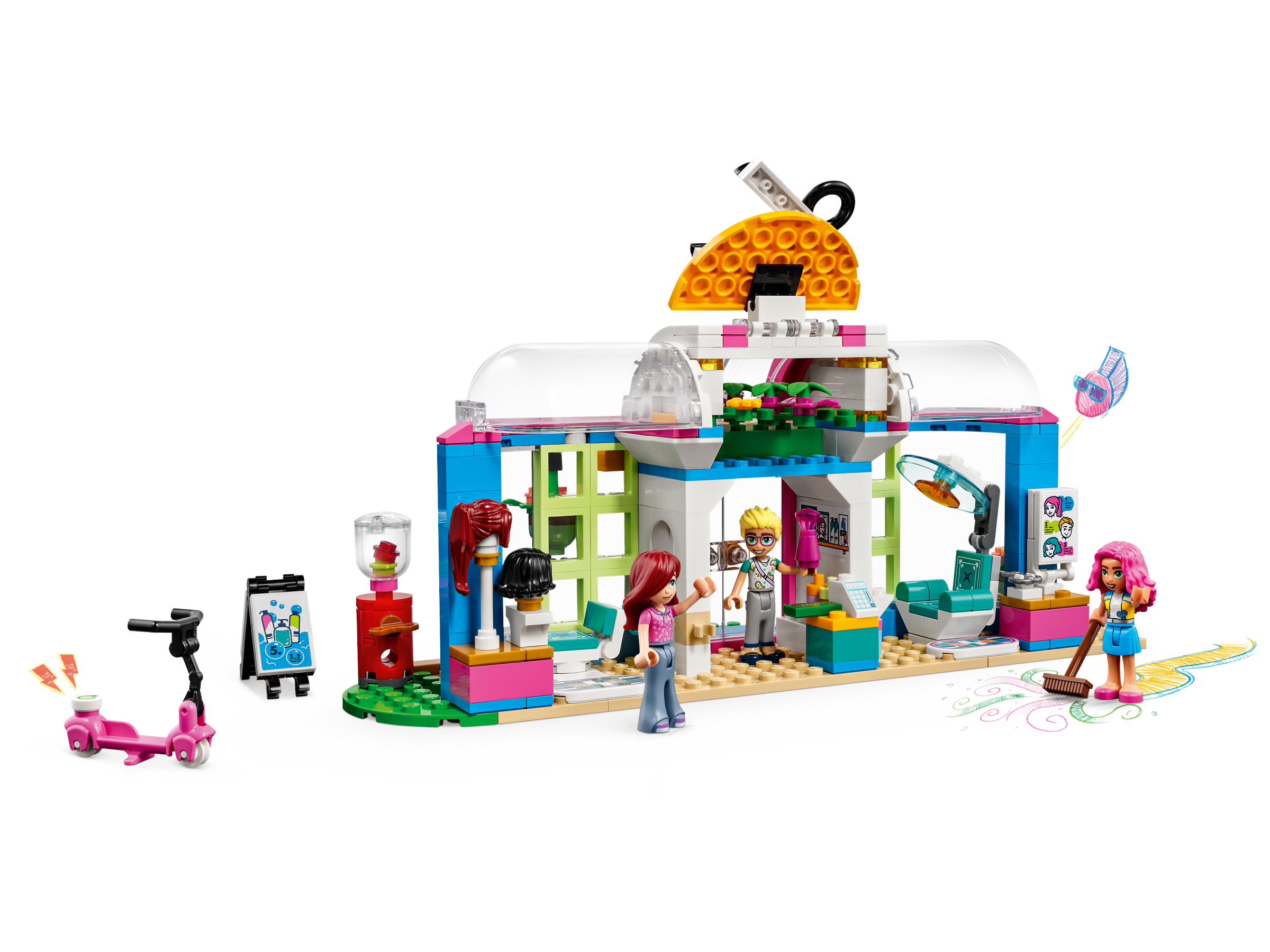 Hair Salon 41743 | Friends the Official Buy online at LEGO® IL Shop 