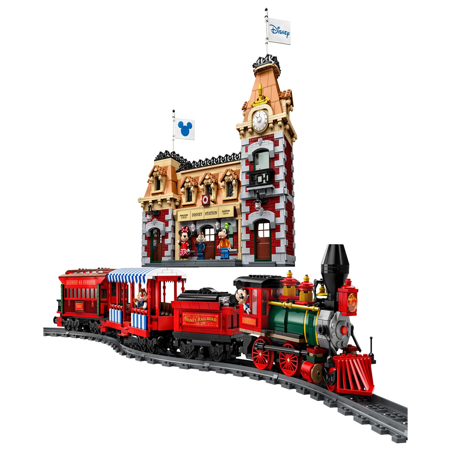 Overeenkomstig met perzik perzik Disney trein en station 71044 | Disney™ | Officiële LEGO® winkel BE