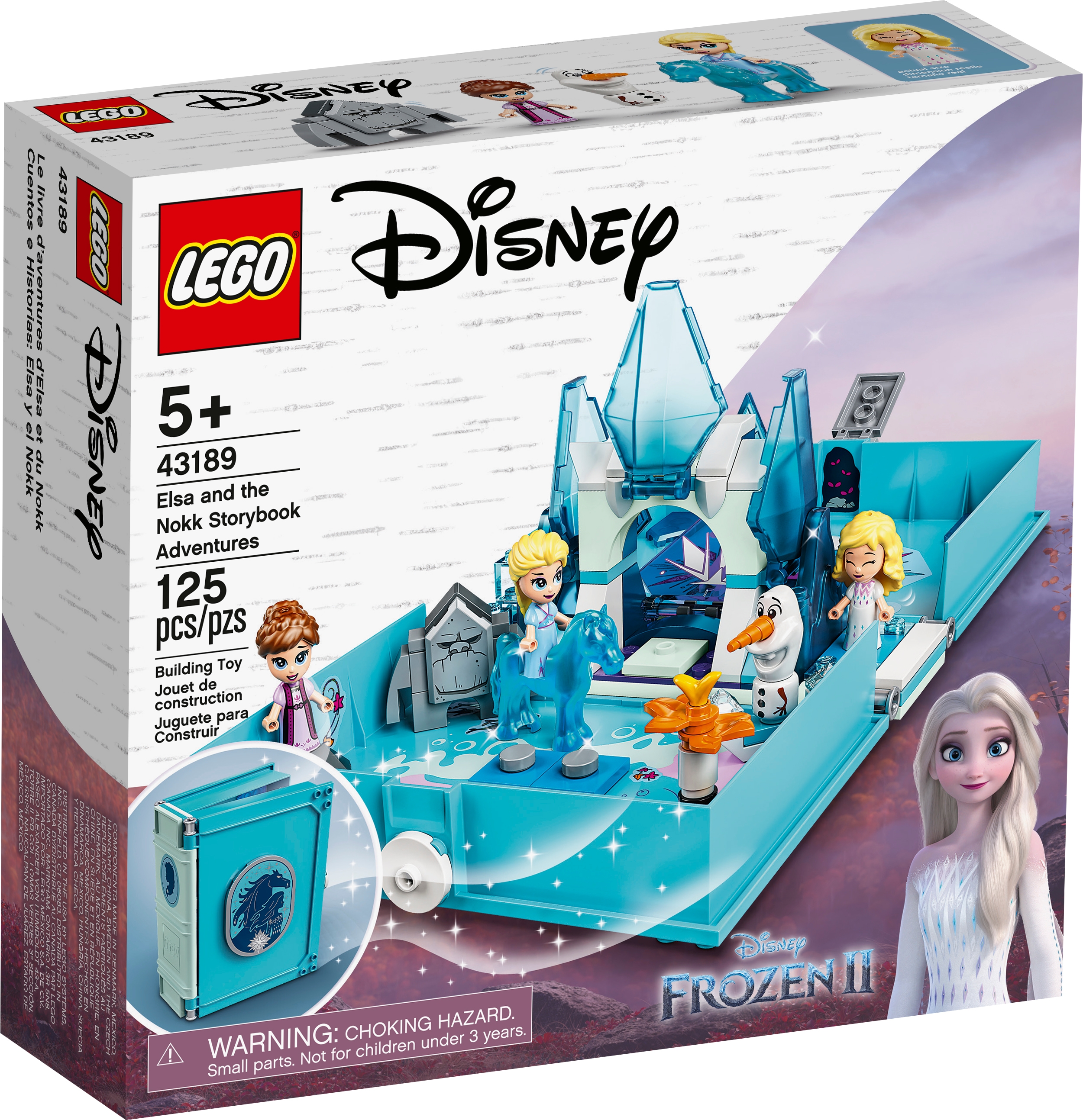 online Shop LEGO® Elsa the the Adventures | US Storybook at Buy | Disney™ Nokk Official 43189 and