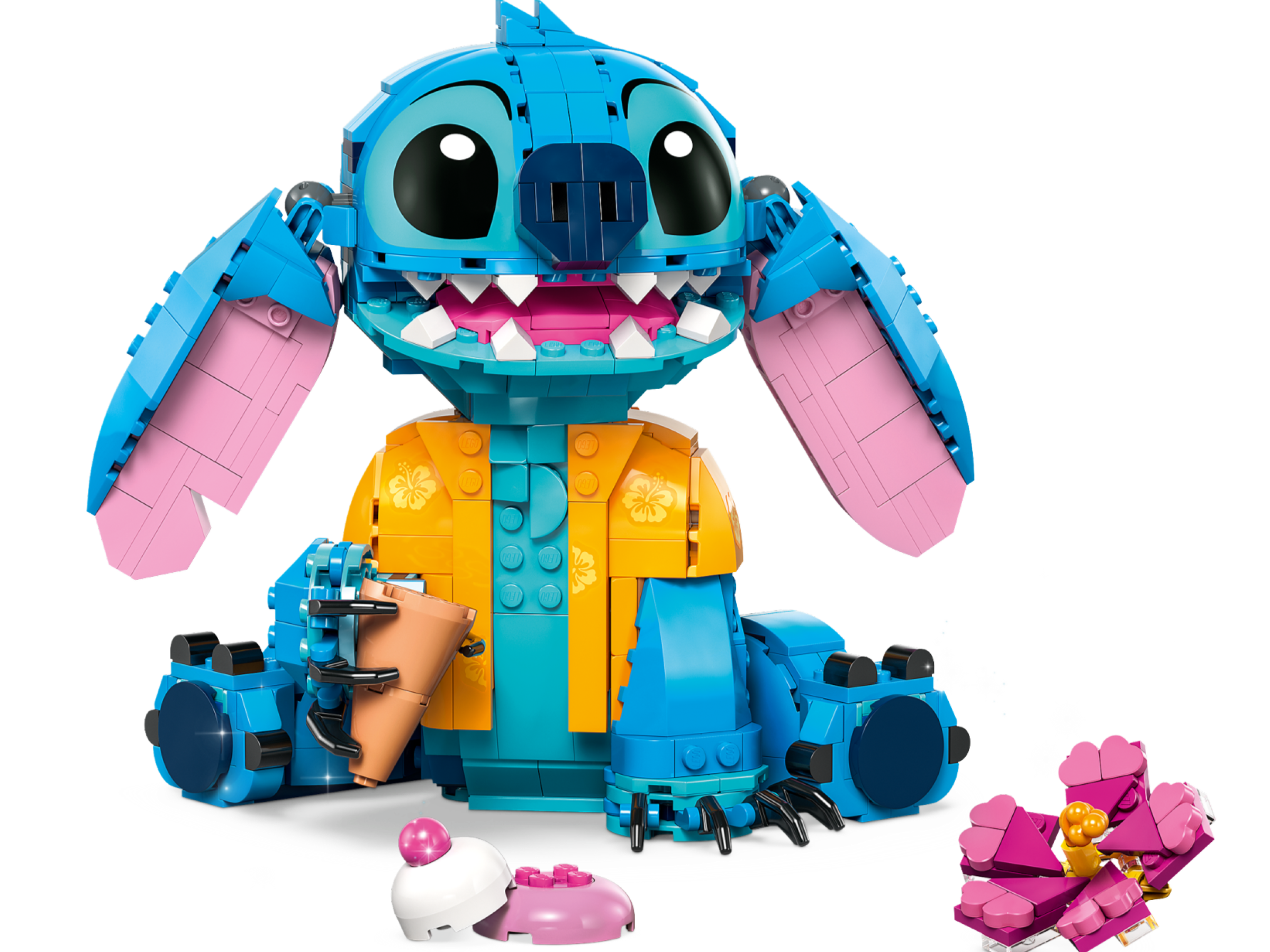 Stitch, Disney (Complete Set with Stand and Accessories) - LEGO
