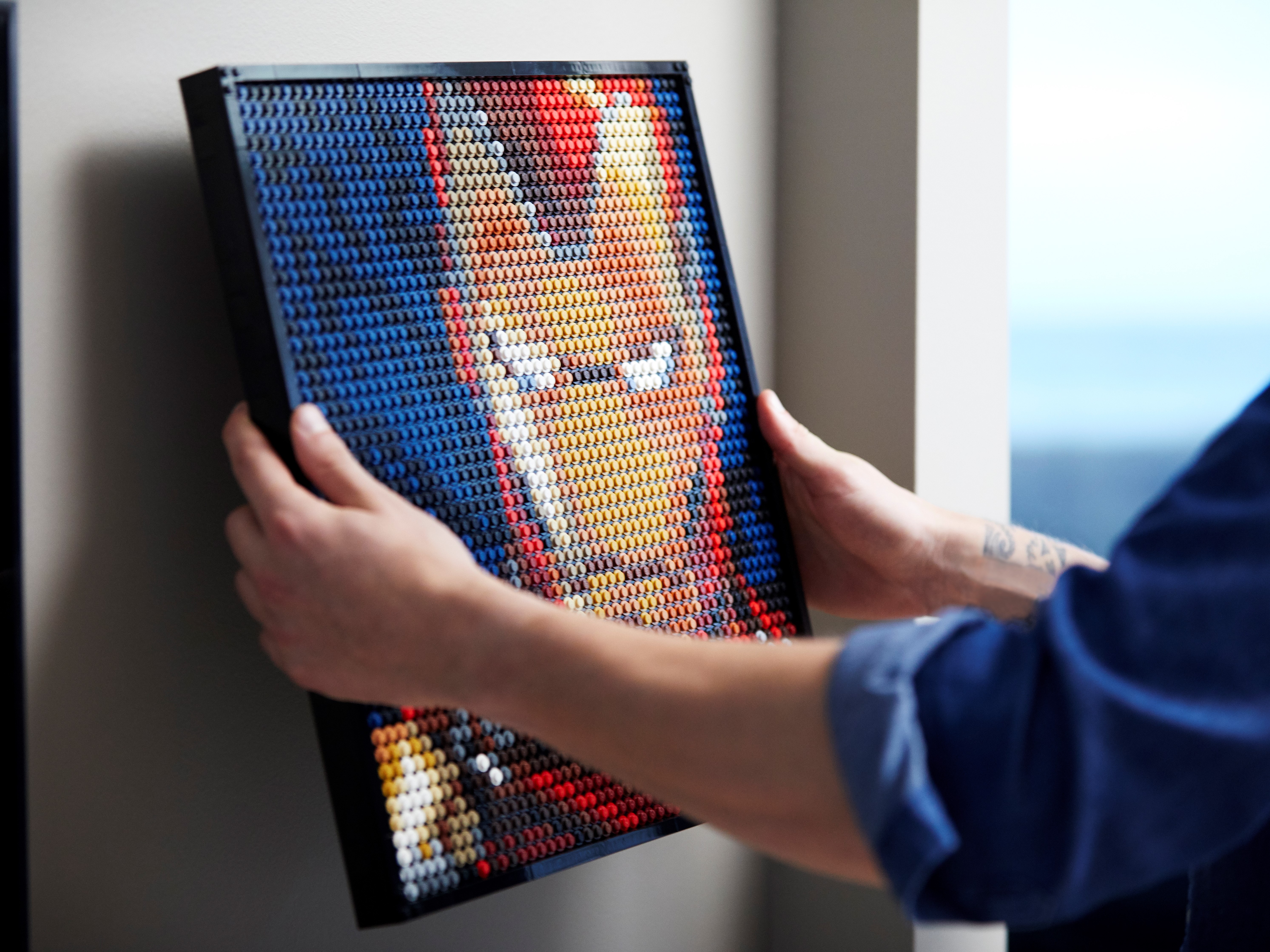 Tableau Lego Iron Man Toile Avec Cadre - ProduitPOD