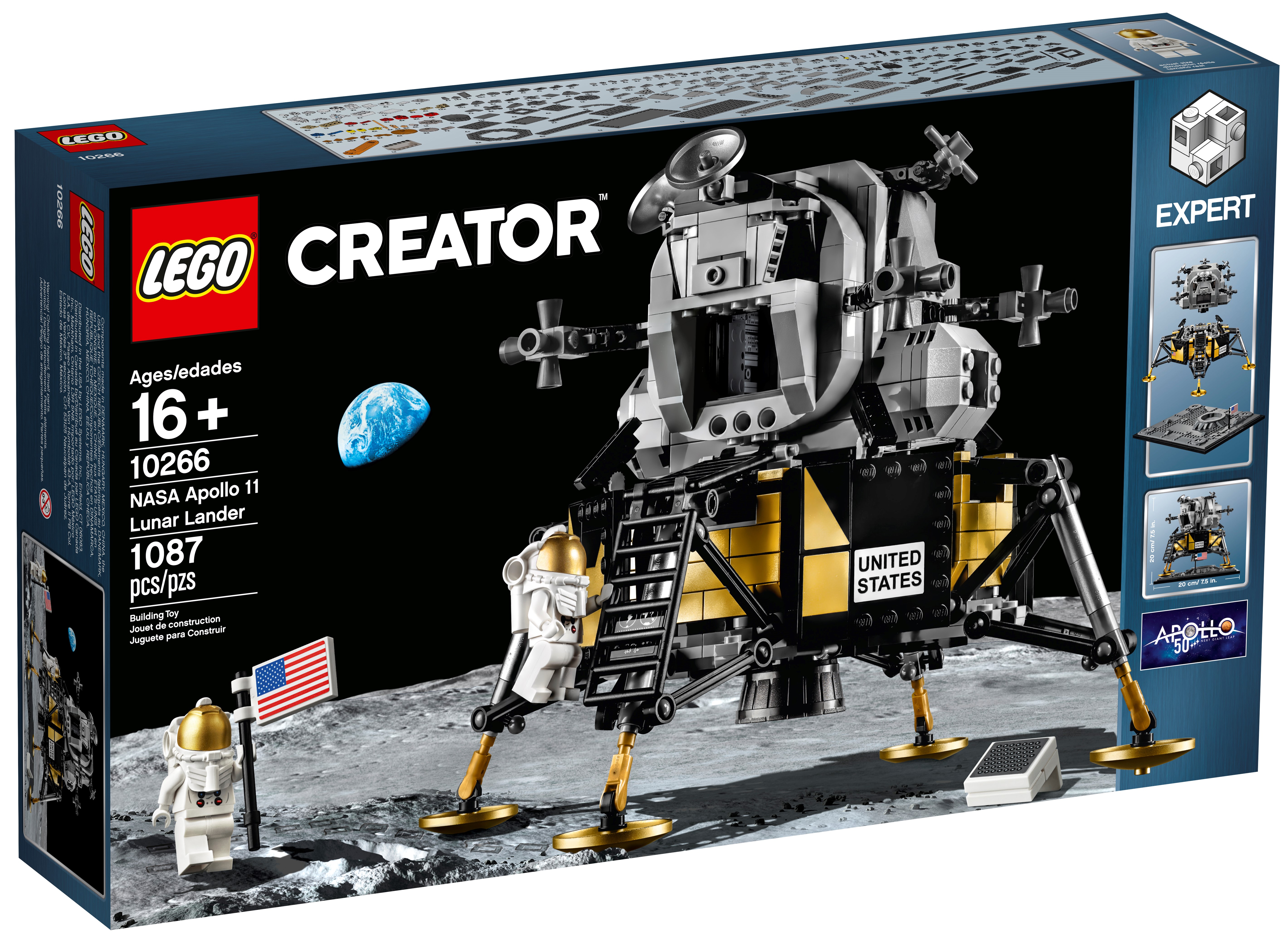 NASA アポロ11号 月着陸船 10266 | クリエイターエキスパート |レゴ