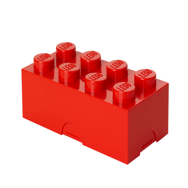 Strorage brick 2 knobs caja almacenaje lego azul - Juguetes Fancy