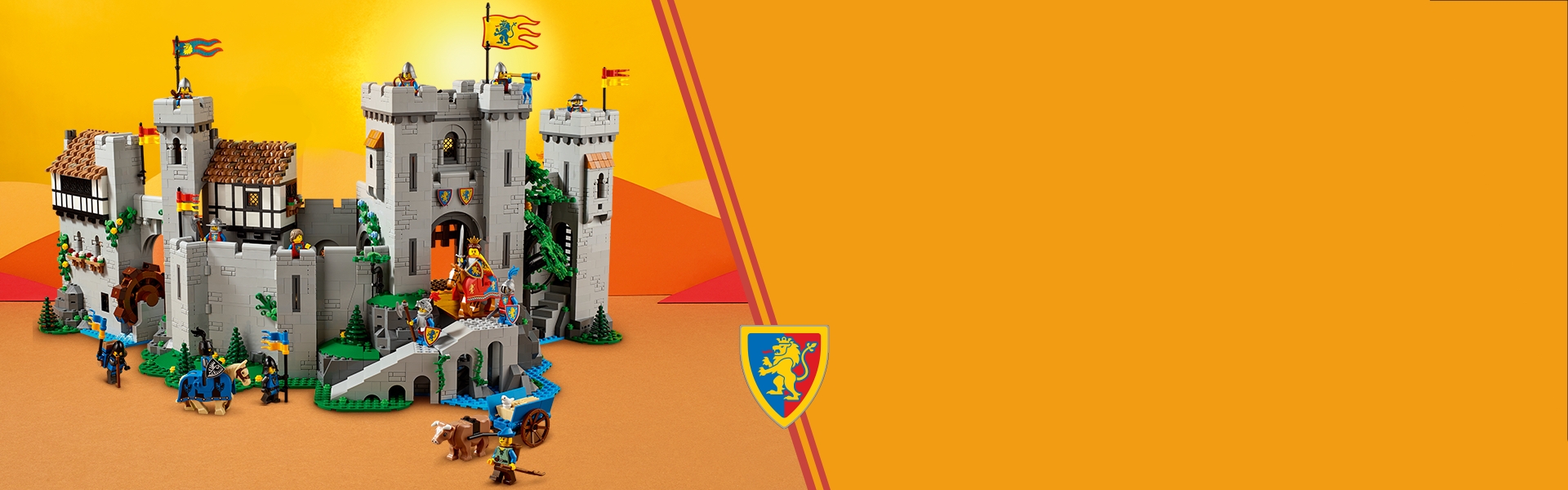 Lion Knights' Castle 10305 | LEGO® Icons | Buy online at the