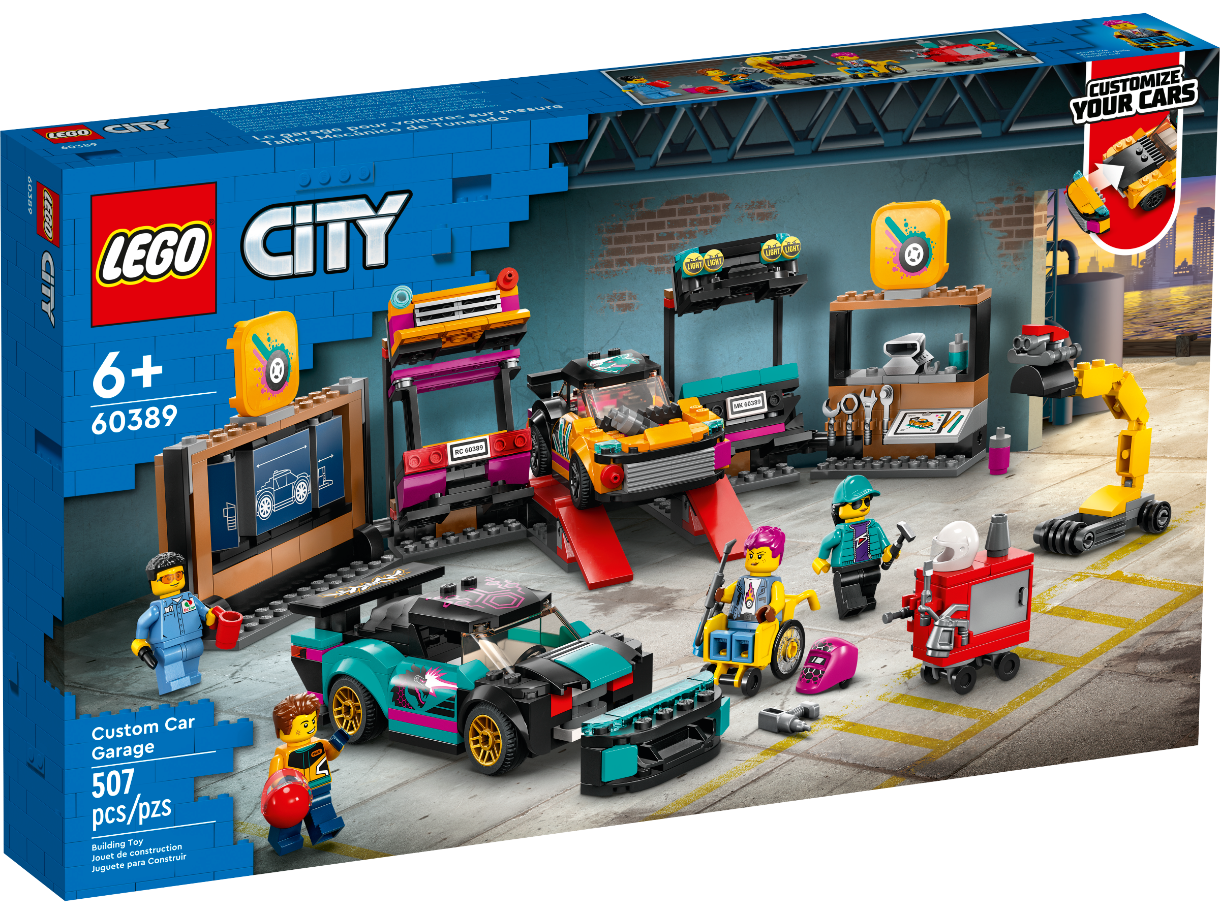 Le garage de customisation - LEGO® City - 60389 - Jeux de construction