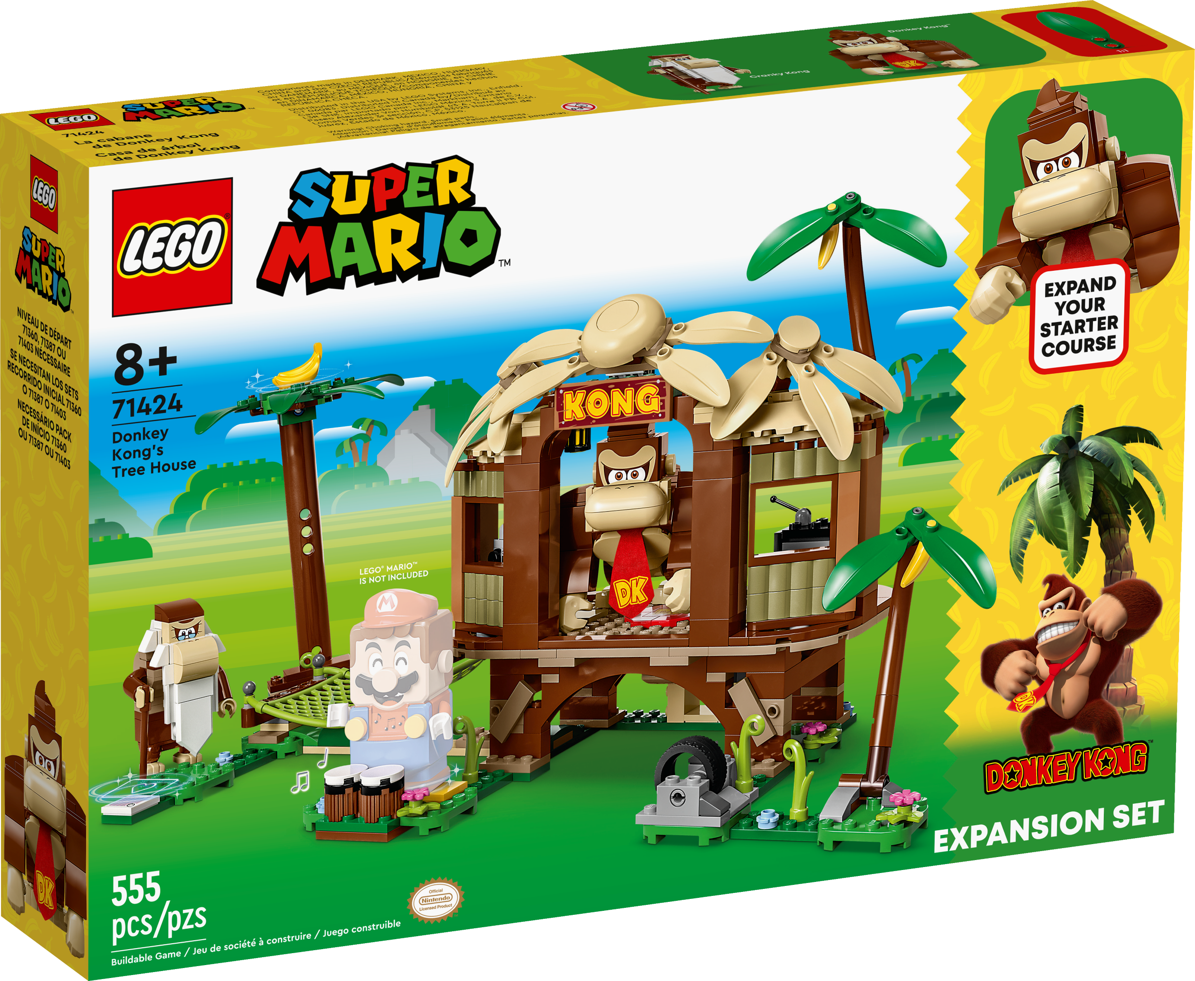 Donkey Kong's Tree House Expansion Set 71424 | LEGO® Super Mario™ | Buy  online at the Official LEGO® Shop US
