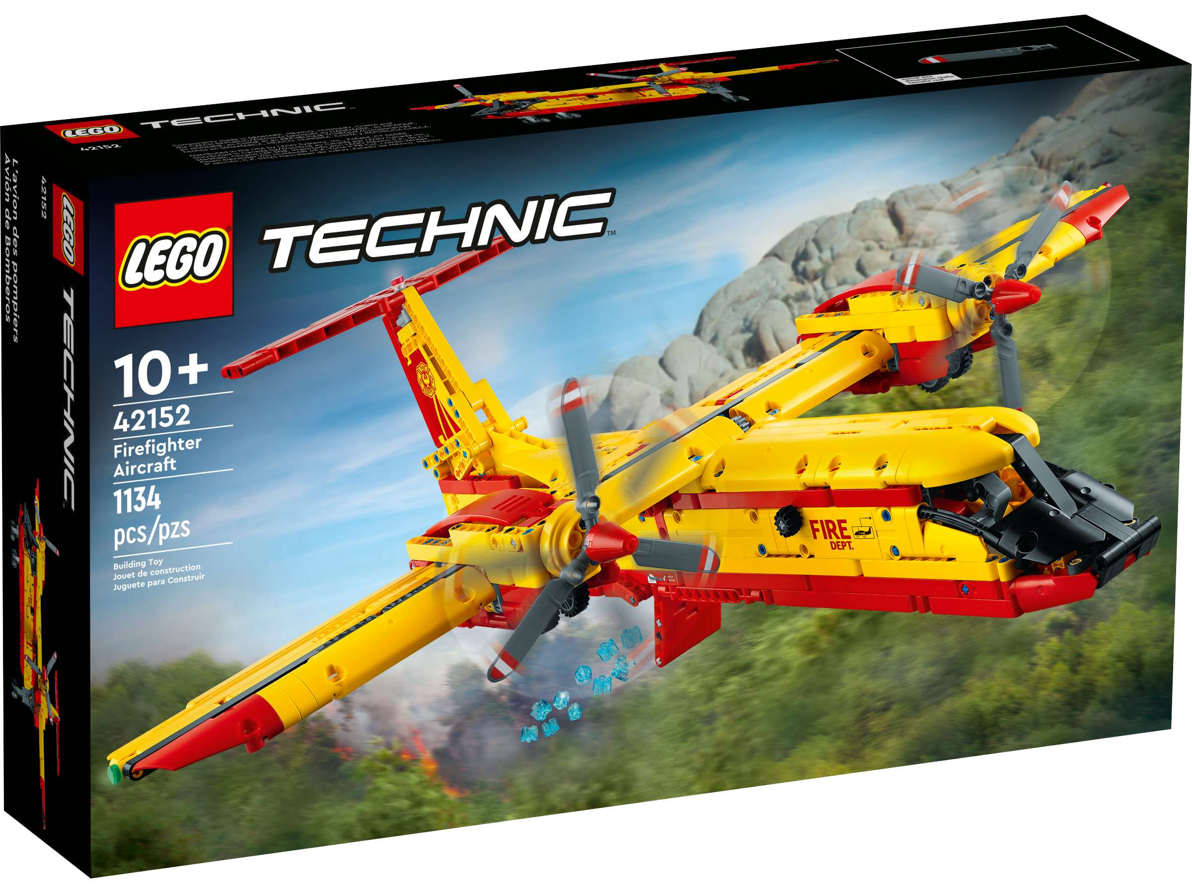 Bergbeklimmer Collectief Herziening Brandweervliegtuig 42152 | Technic | Officiële LEGO® winkel NL