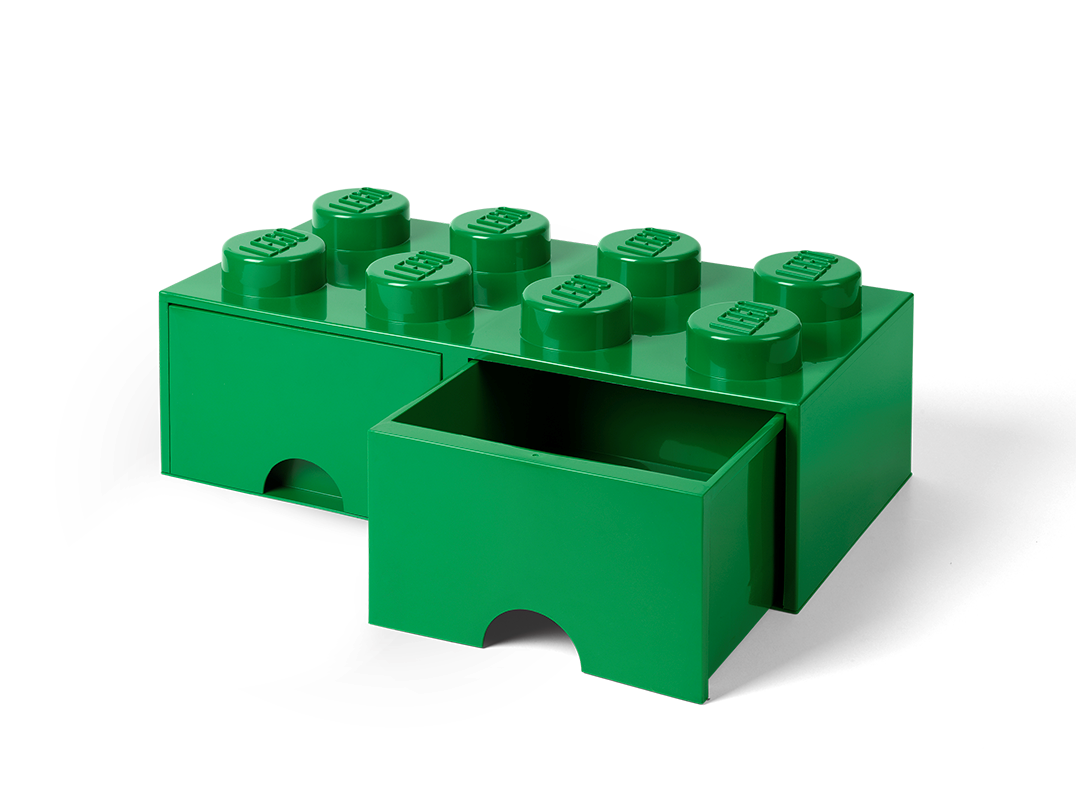green lego brick