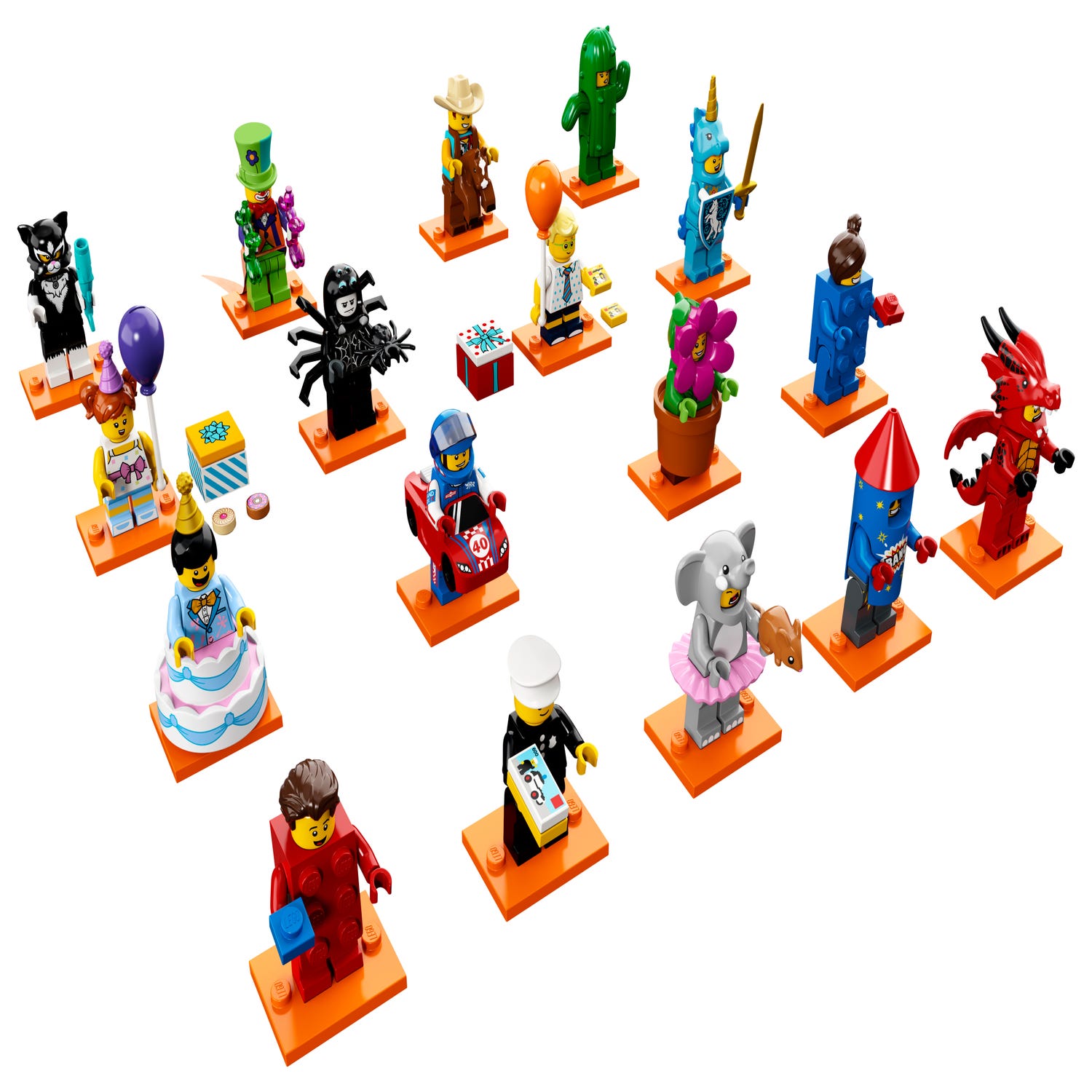 Series 18: Party 71021, Minifigures
