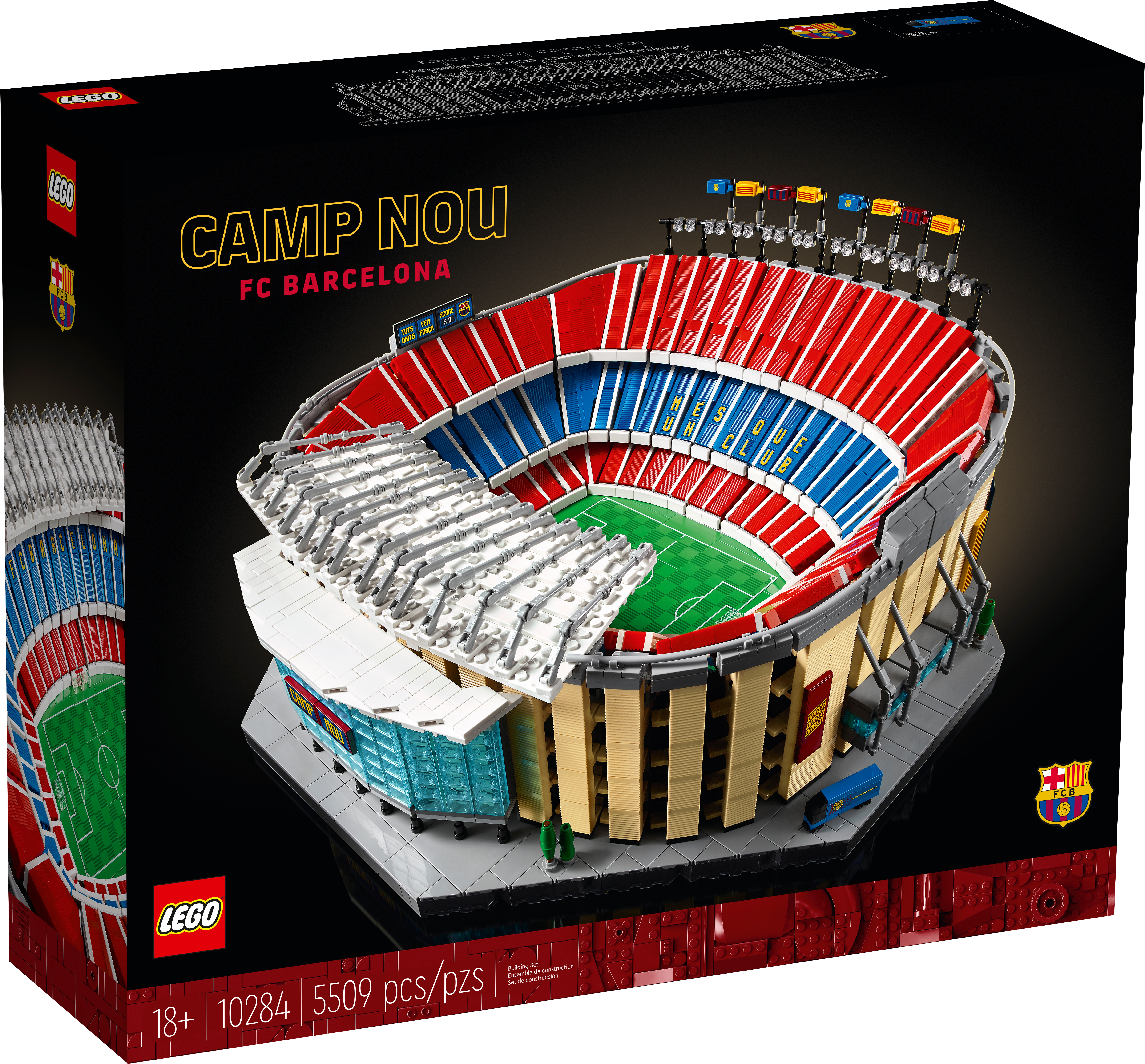 Verrast zijn registreren alarm Camp Nou – FC Barcelona 10284 | LEGO® Icons | Buy online at the Official  LEGO® Shop US